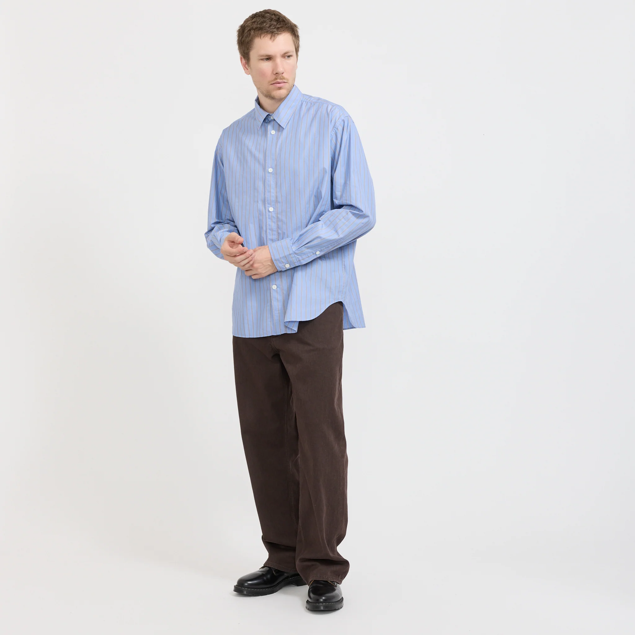 Espevik Fine Oversize Shirt Bel Air Blue - Image 2