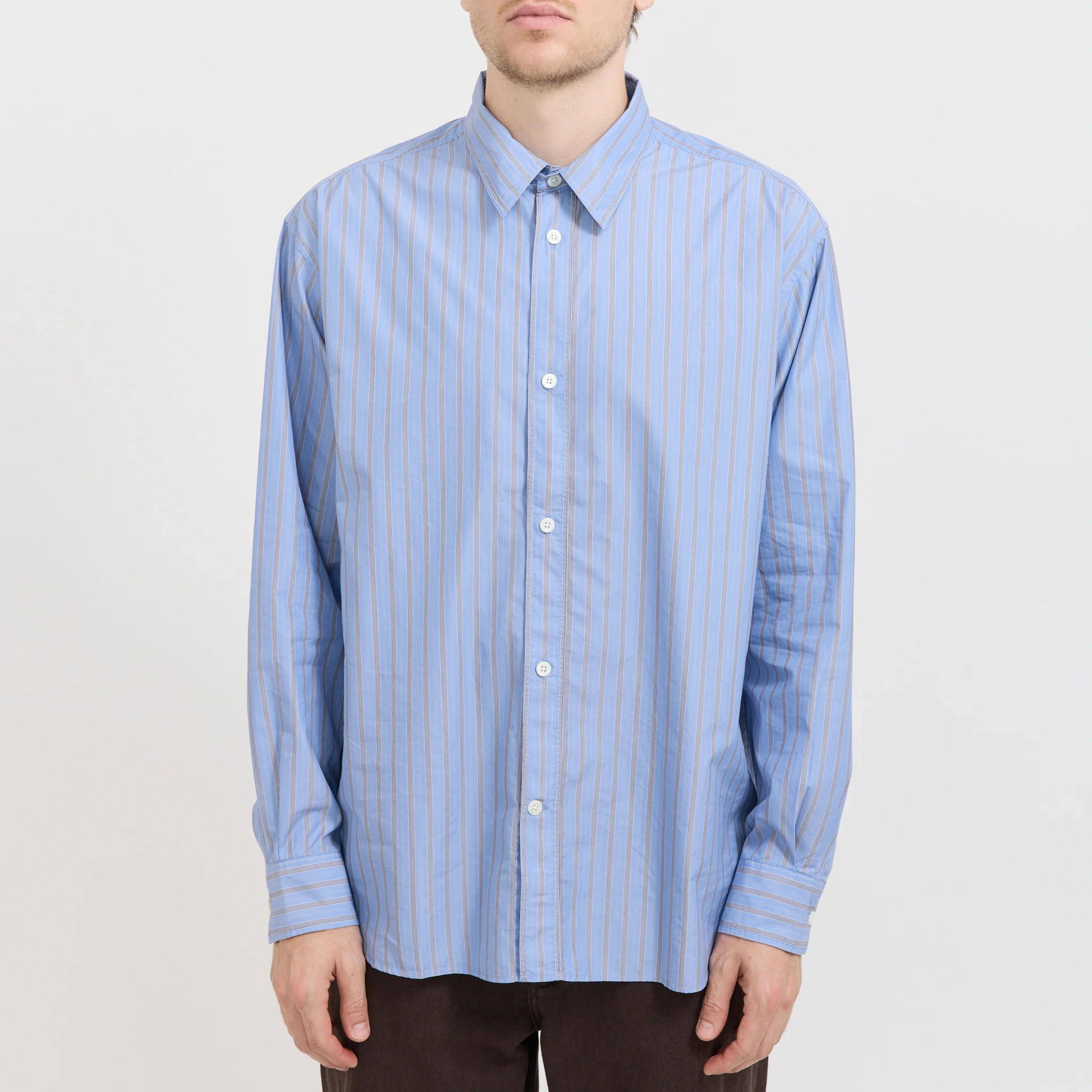 Espevik Fine Oversize Shirt Bel Air Blue - Image 5
