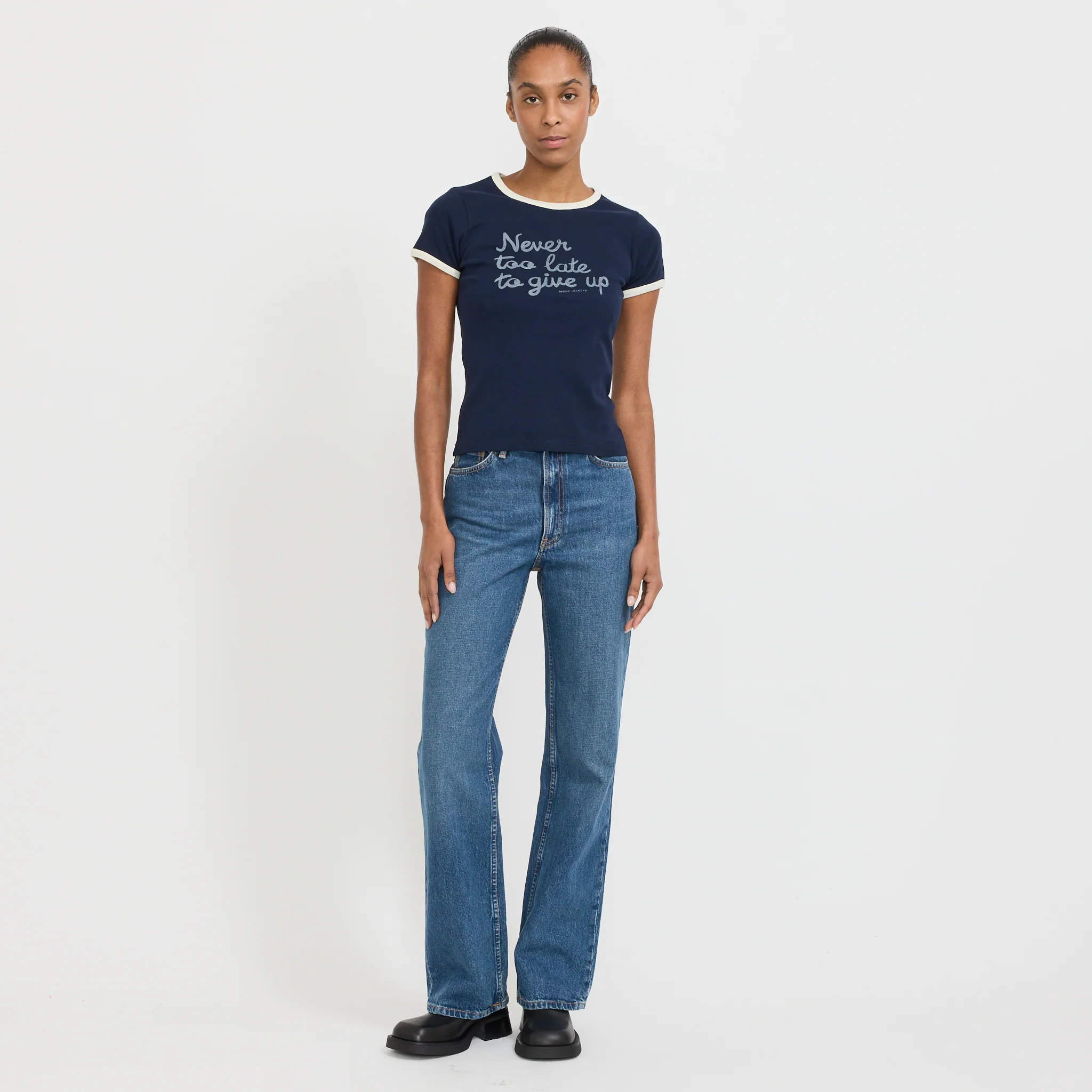 Eve Ringer Too Late T-Shirt Blueberry - Image 2