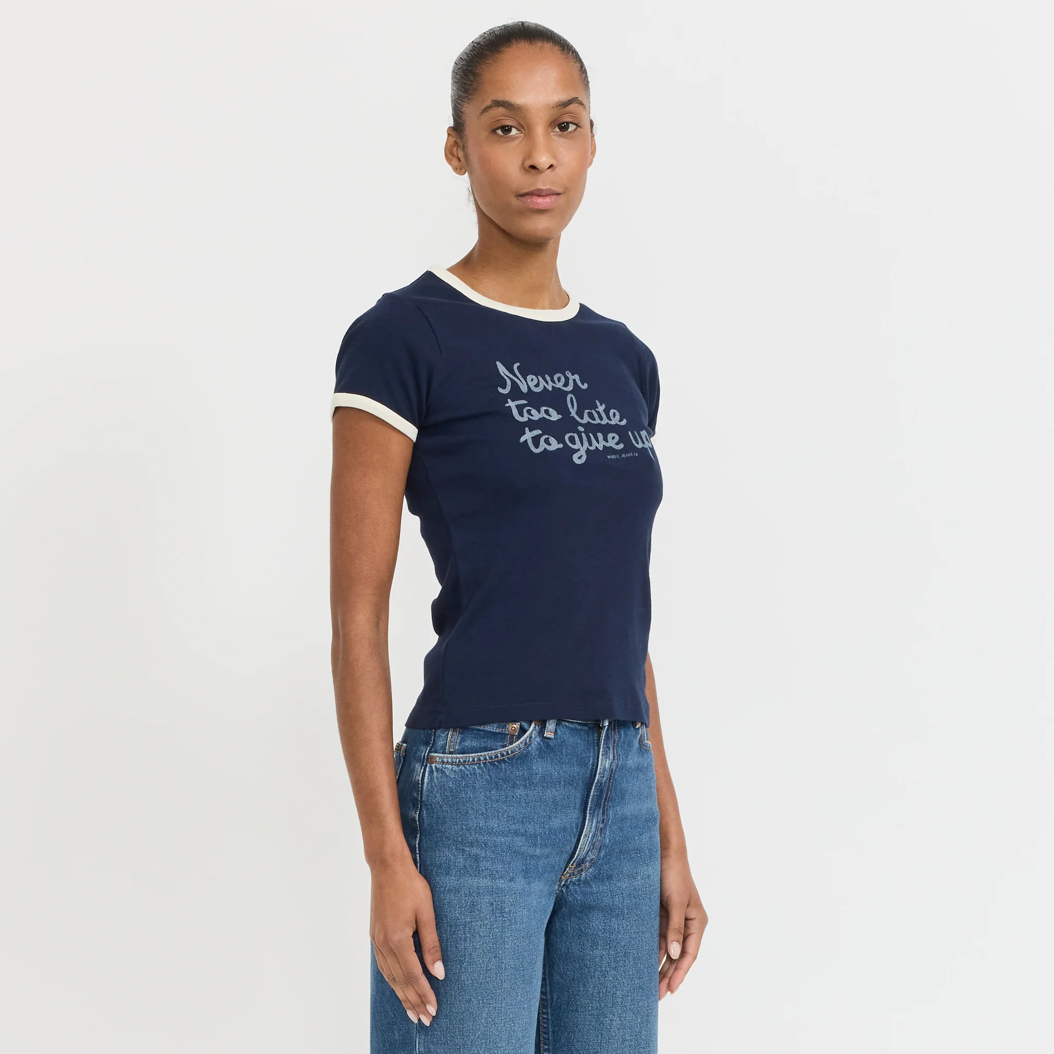 Eve Ringer Too Late T-Shirt Blueberry - Image 3