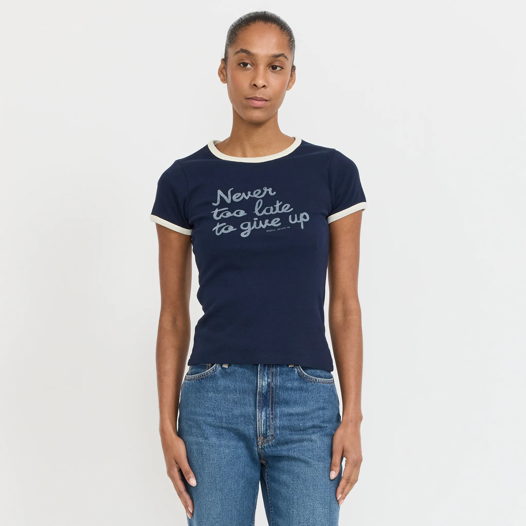 Eve Ringer Too Late T-Shirt Blueberry - Image 6