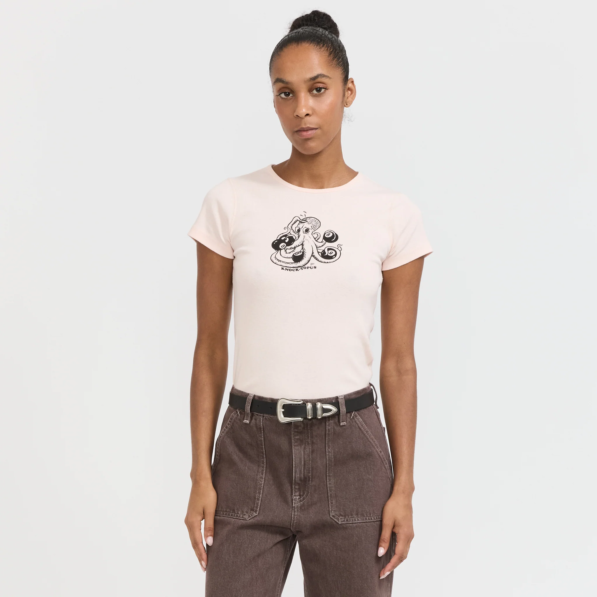Eve T-Shirt Knock-Topus Pink