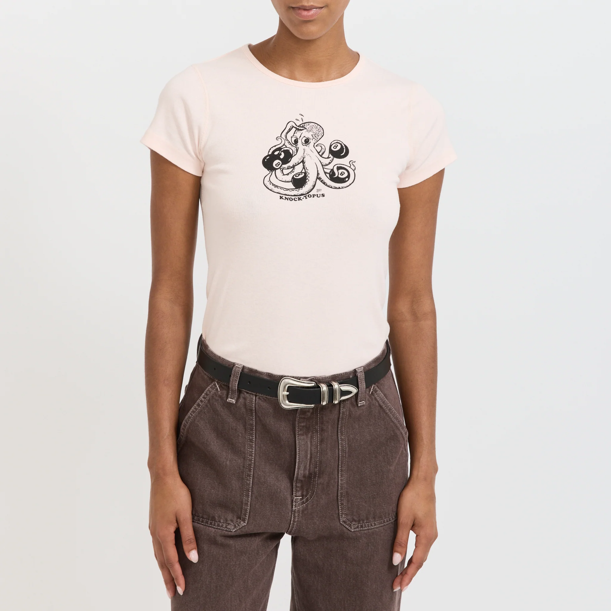 Eve T-Shirt Knock-Topus Pink - Image 5