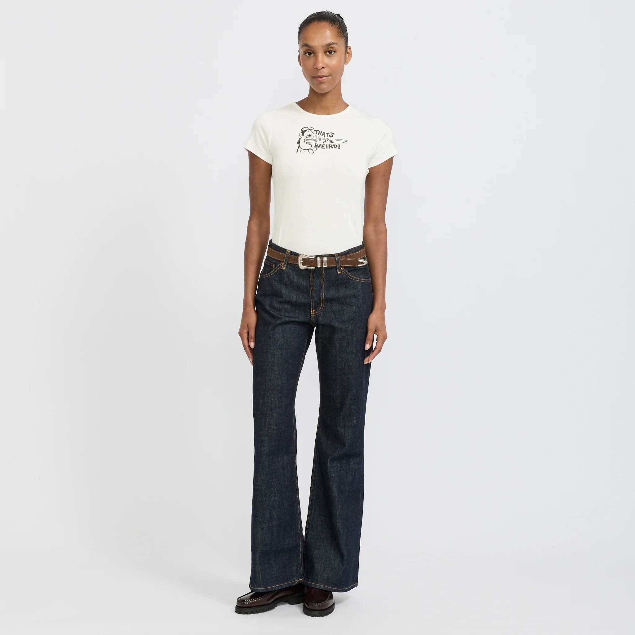 Eve T-Shirt Thats Weird Off White - Image 2