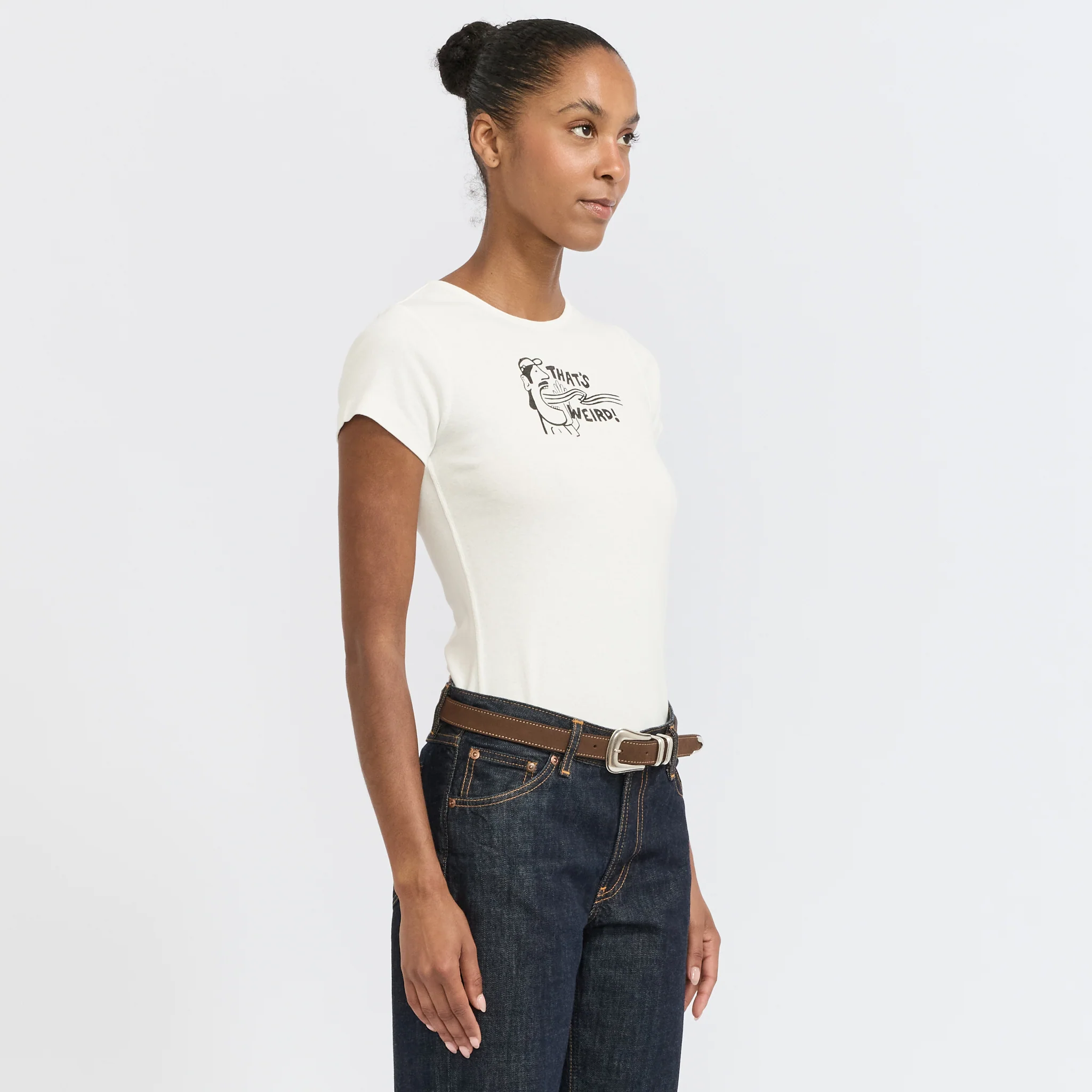 Eve T-Shirt Thats Weird Off White - Image 3