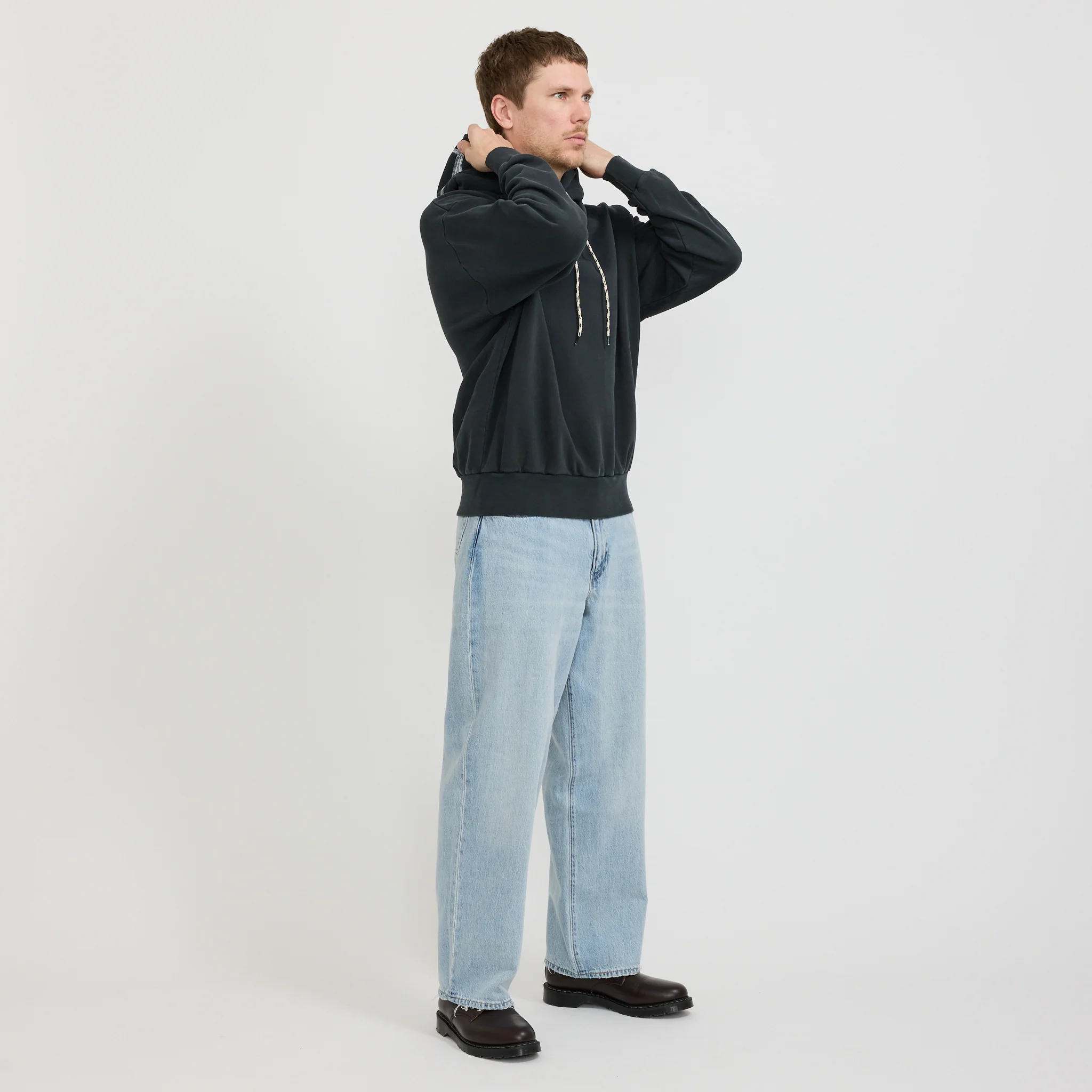 Faded Aloha From Hell Hoodie Black - Image 3
