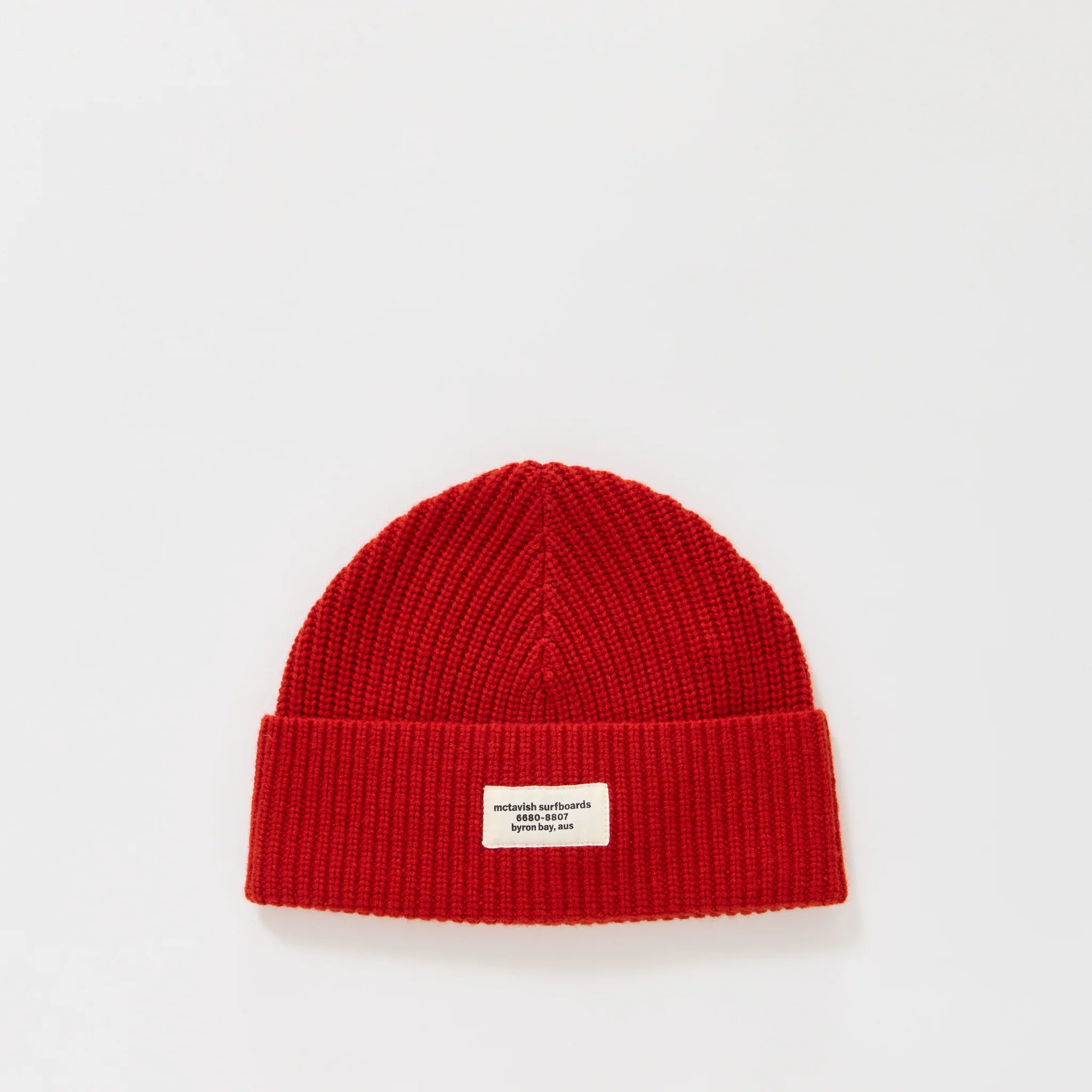Fisherman Beanie Red