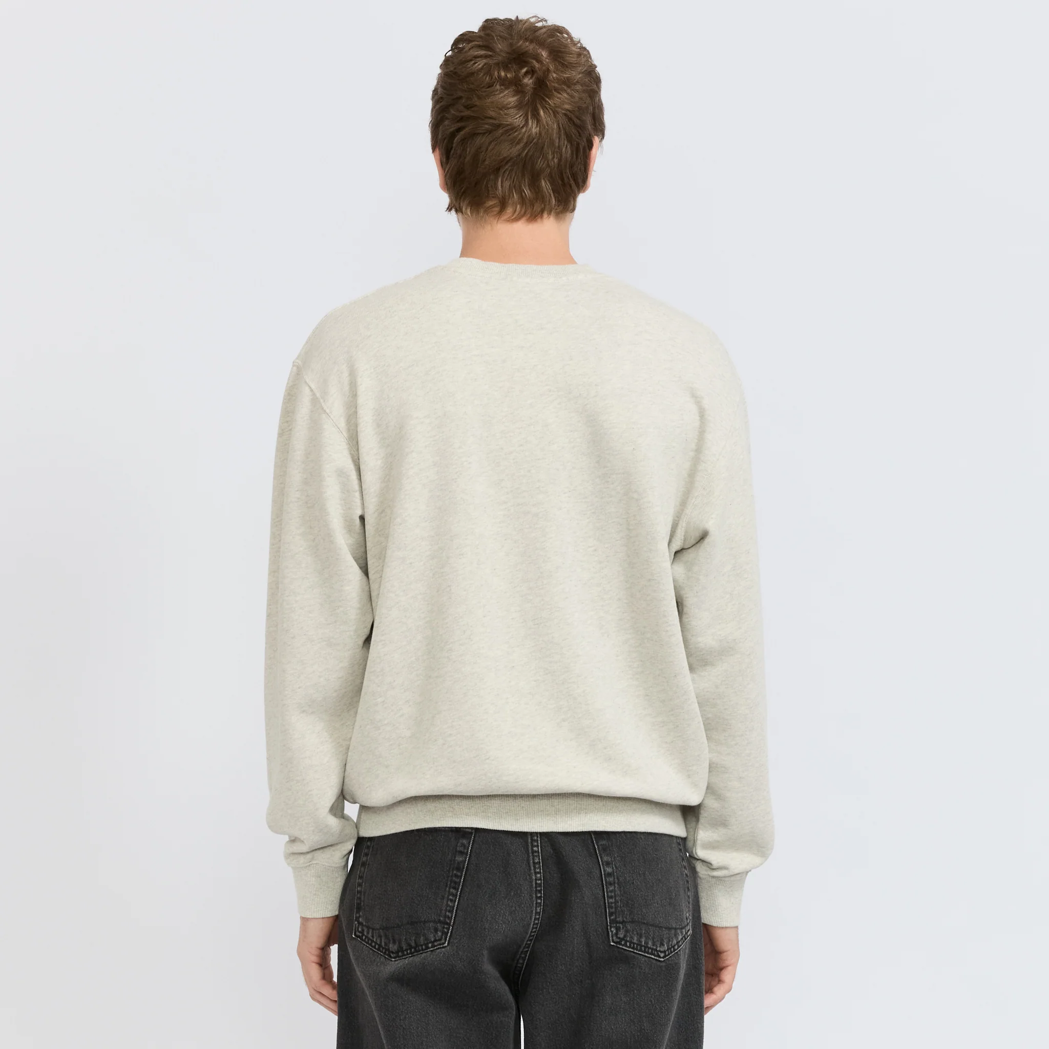 Flag Sweatshirt Snow Melange - Image 4