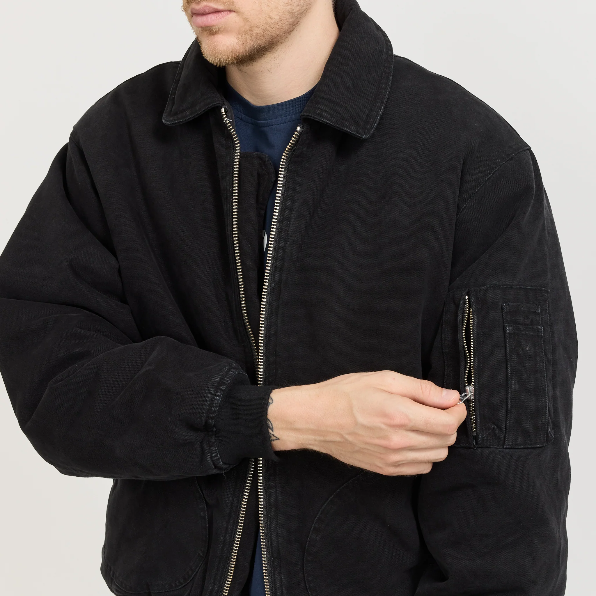 Flight Jacket Black - Image 8