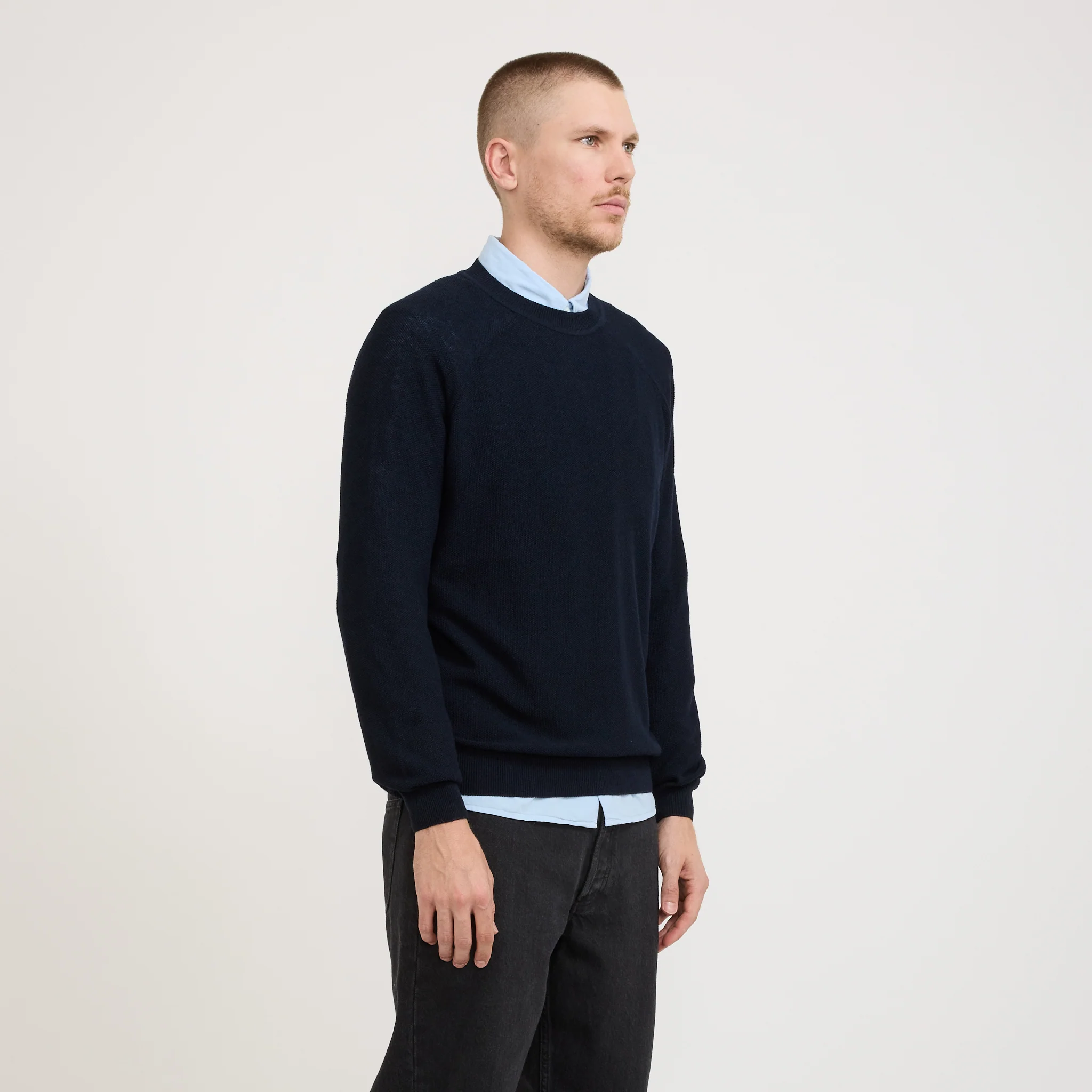 Florian Jumper Dark Navy - Image 4
