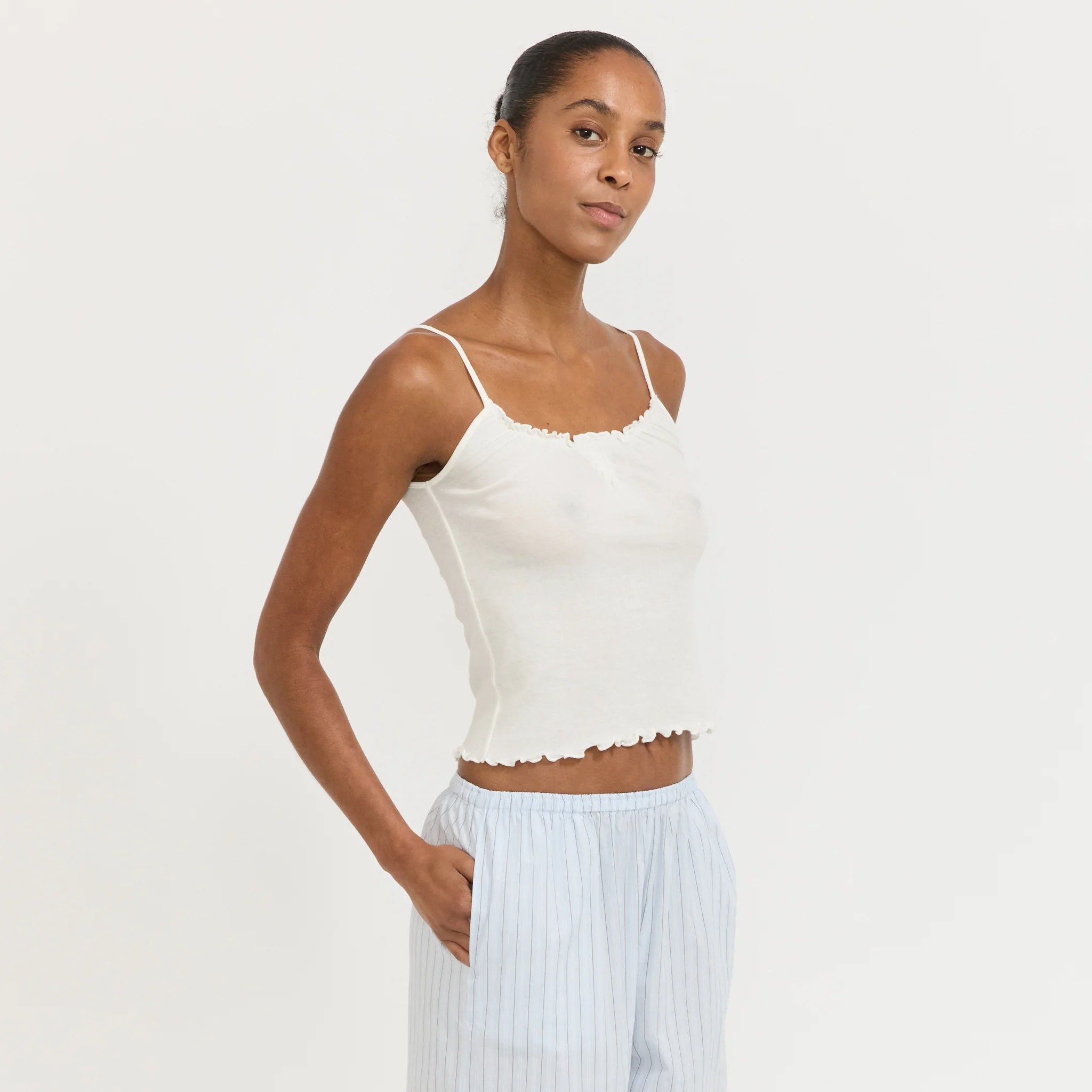 Flounce Tank Cream - Image 3
