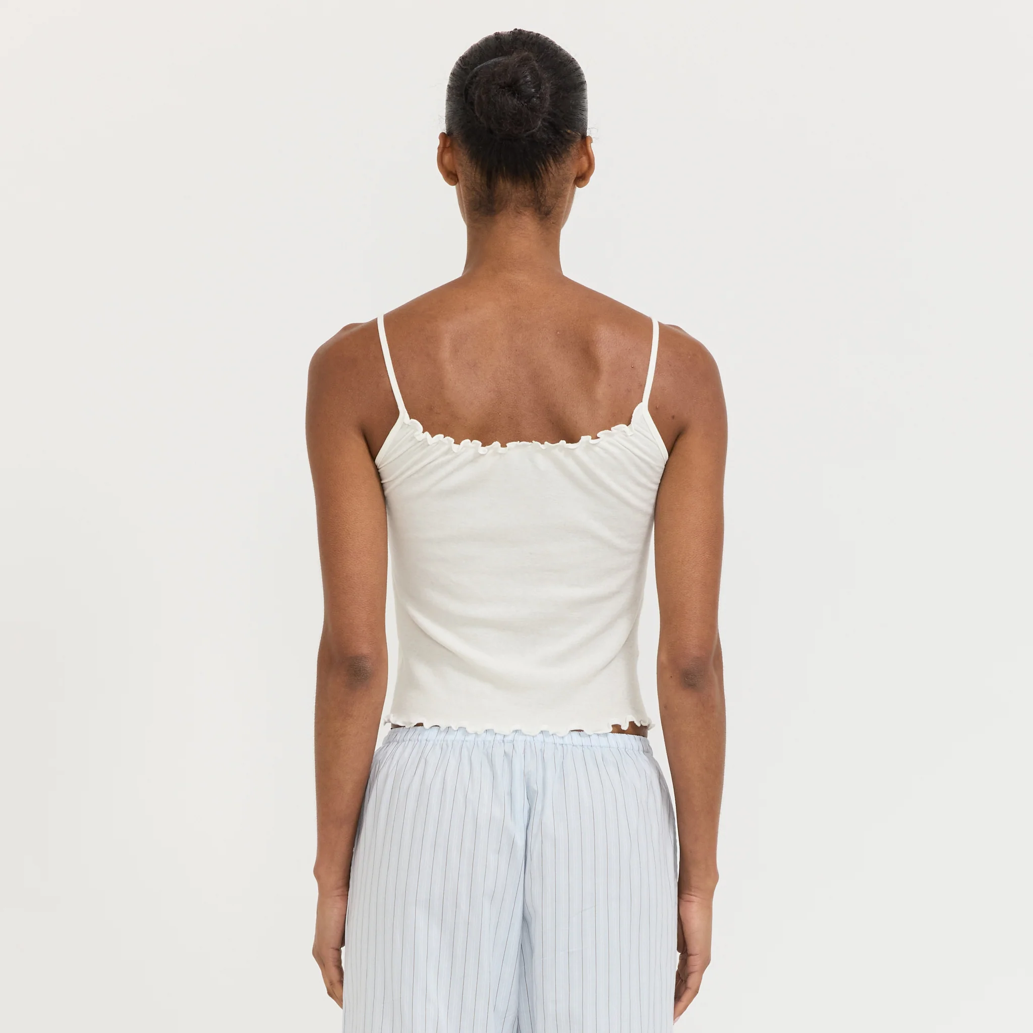 Flounce Tank Cream - Image 4