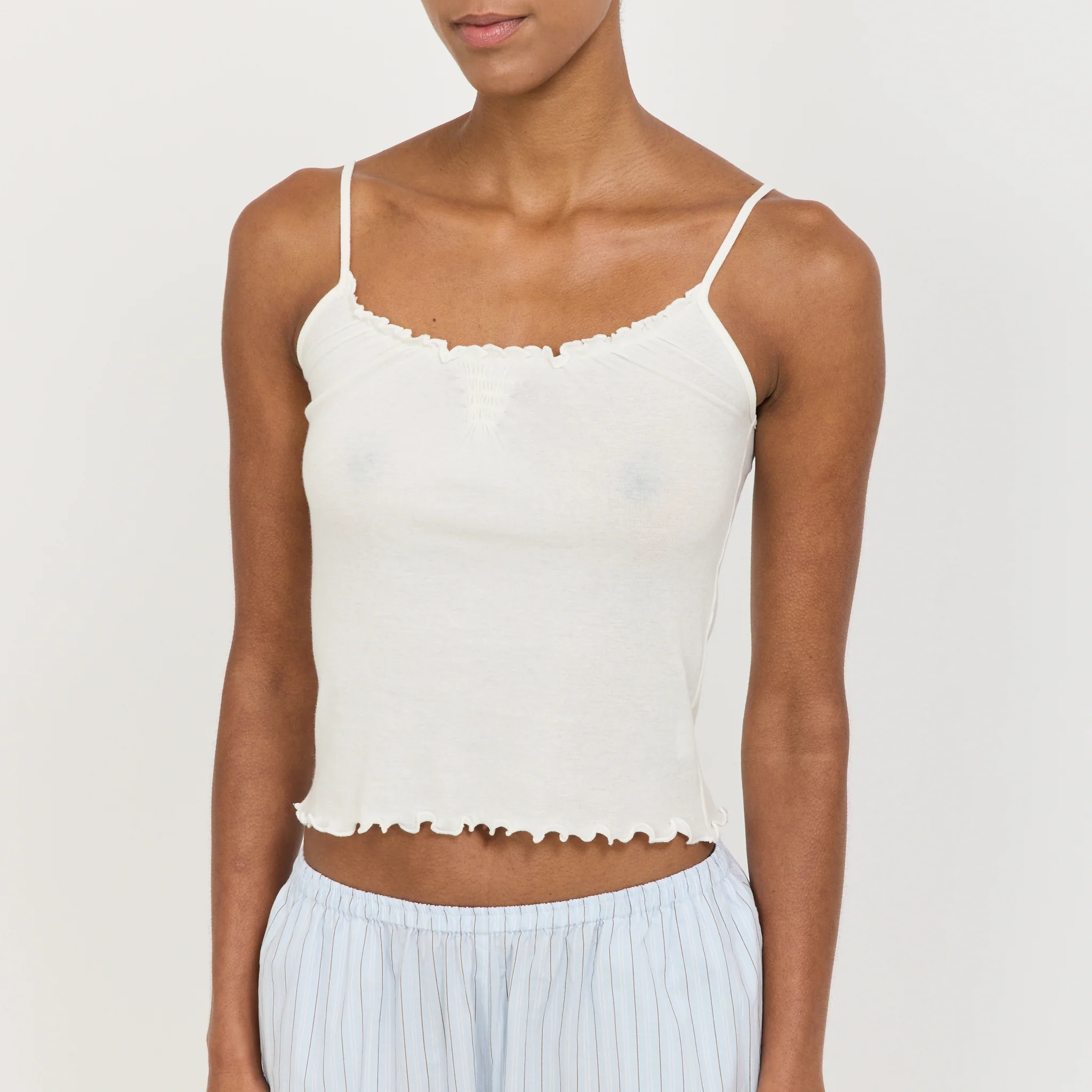 Flounce Tank Cream - Image 5