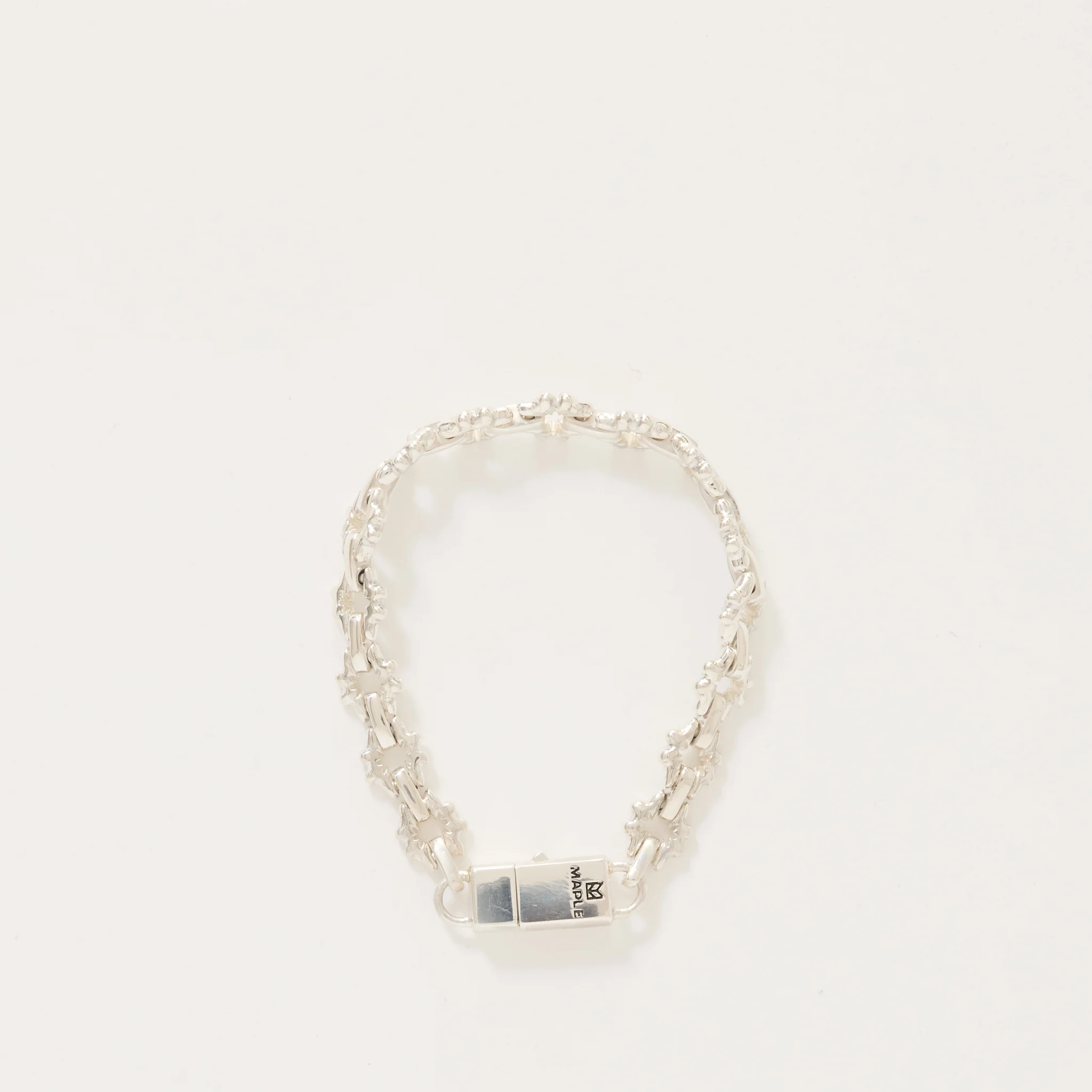 Flower Bracelet Silver - Image 2
