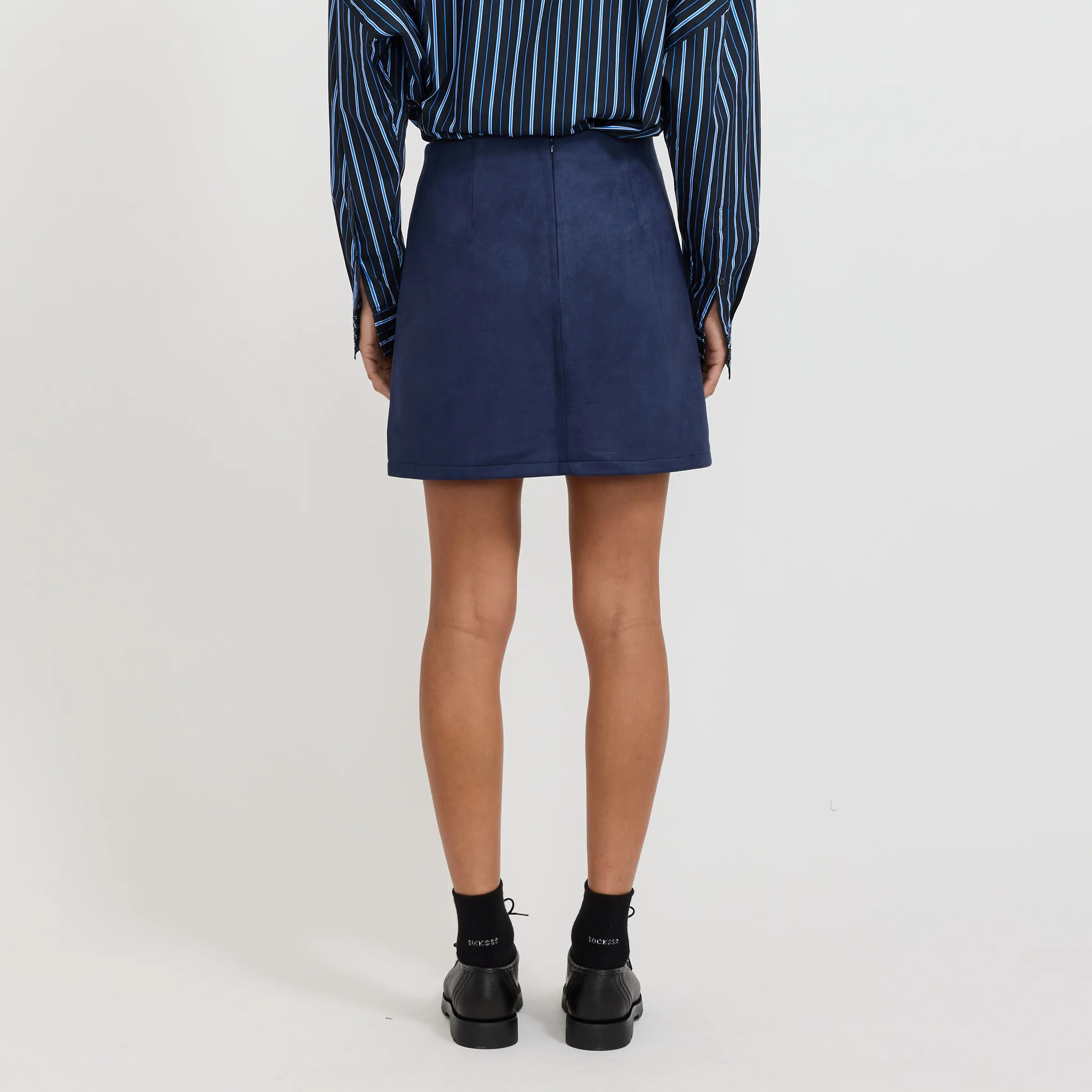 Fraser Skirt Navy - Image 4