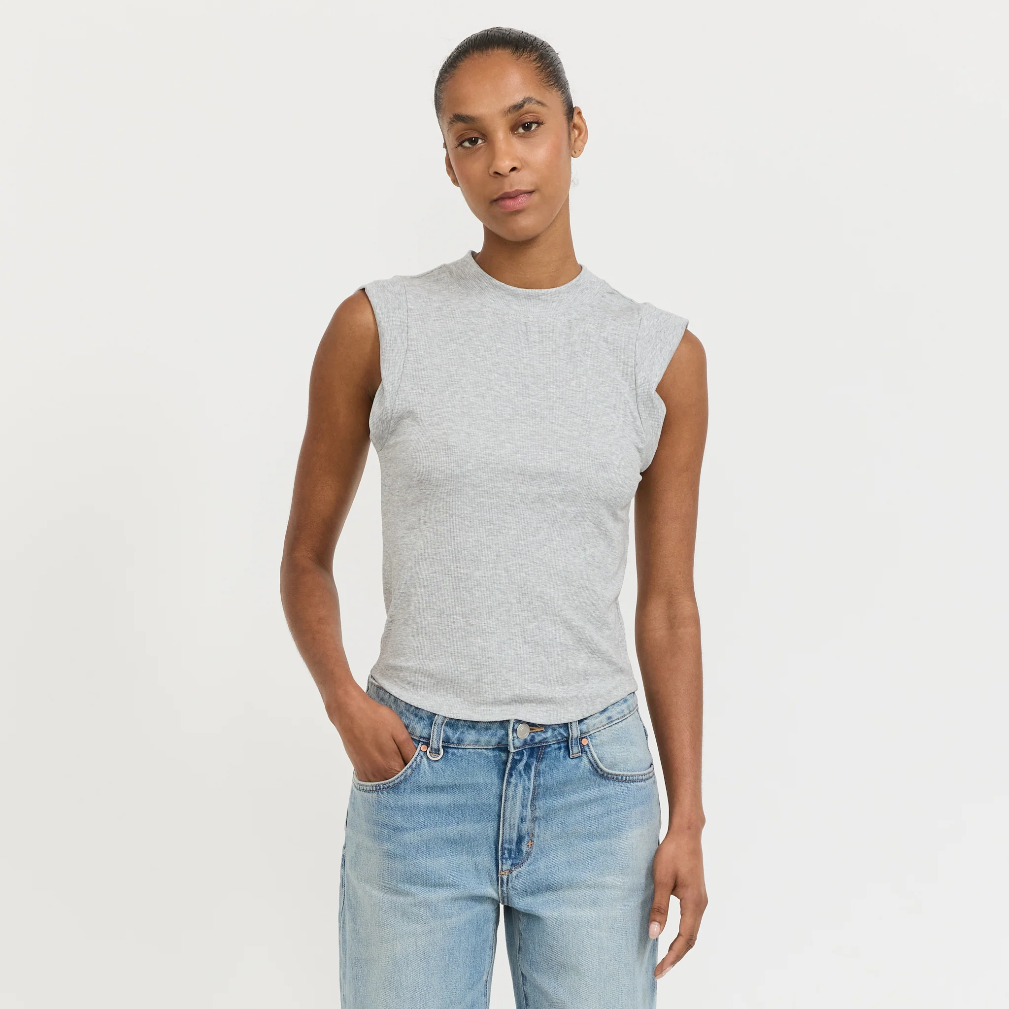 Gala Top Grey Marle - Image 6