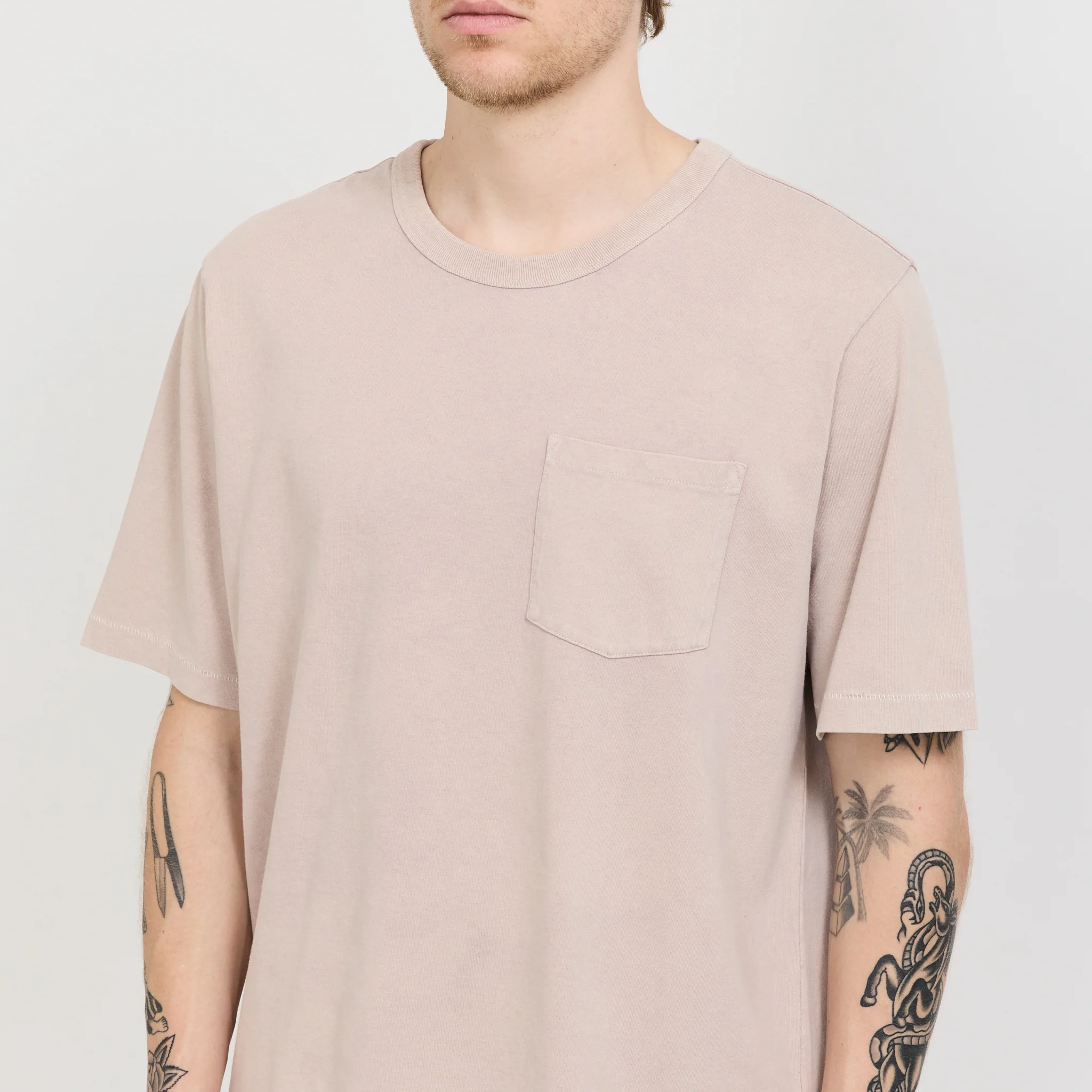 Garment Dye Tee Pink - Image 5