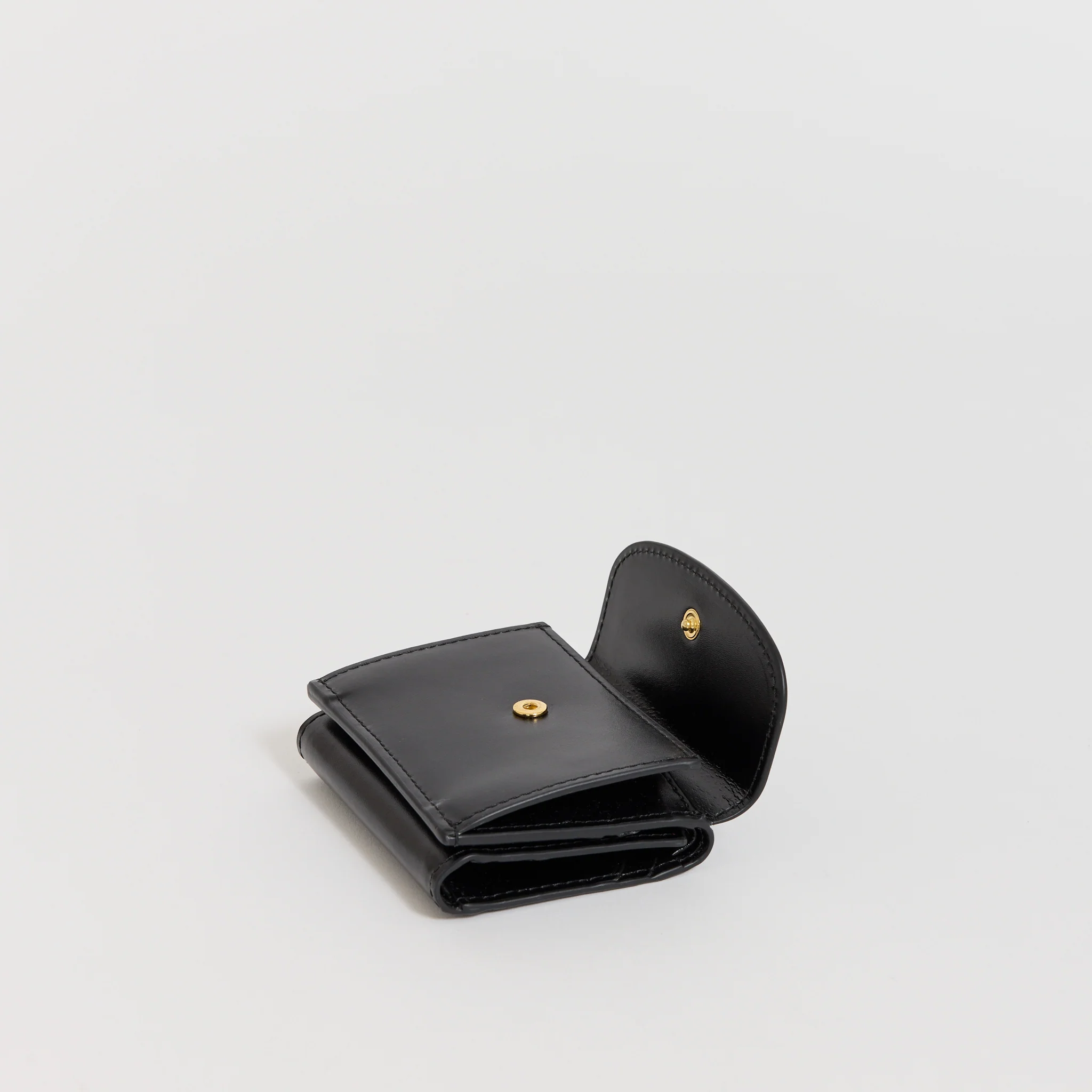 Geneve Trifold Wallet Black - Image 3