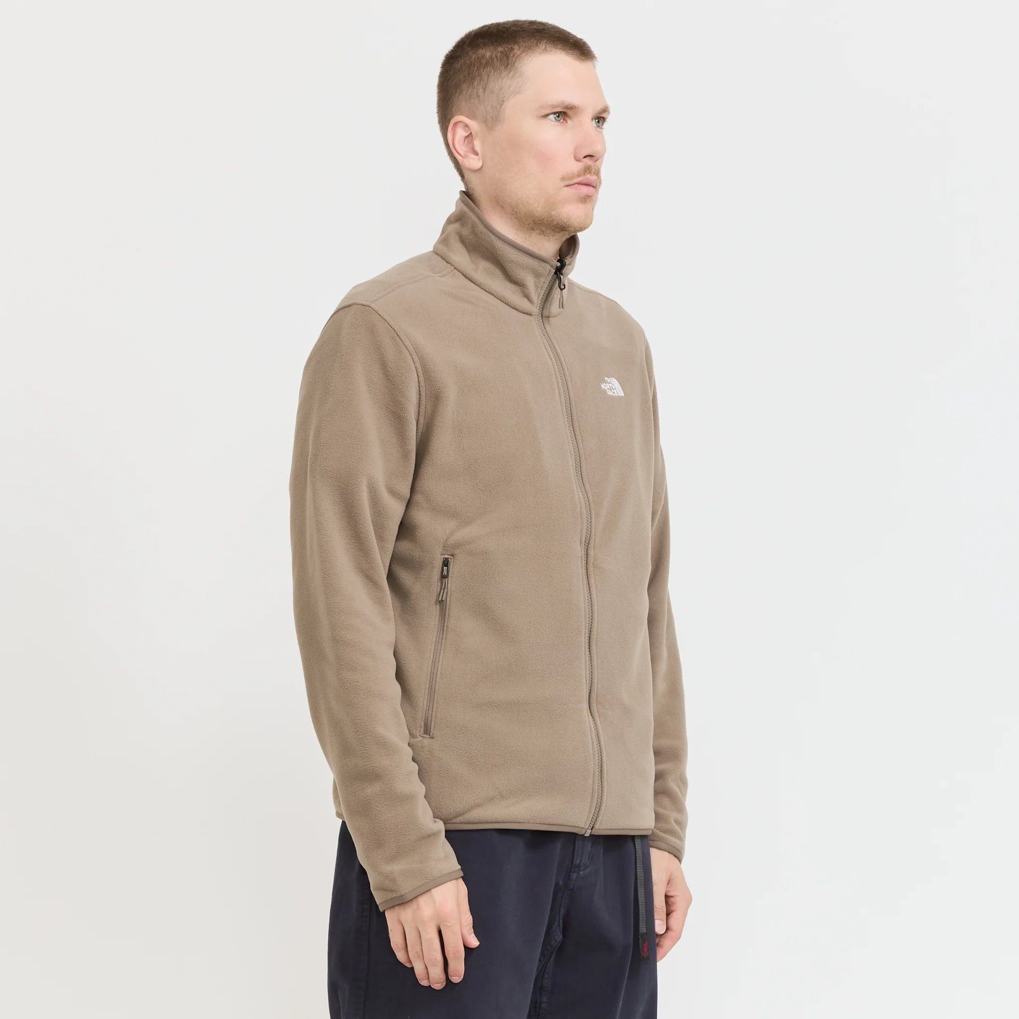 Glacier Fleece Jacket Mocha Brown - Image 3