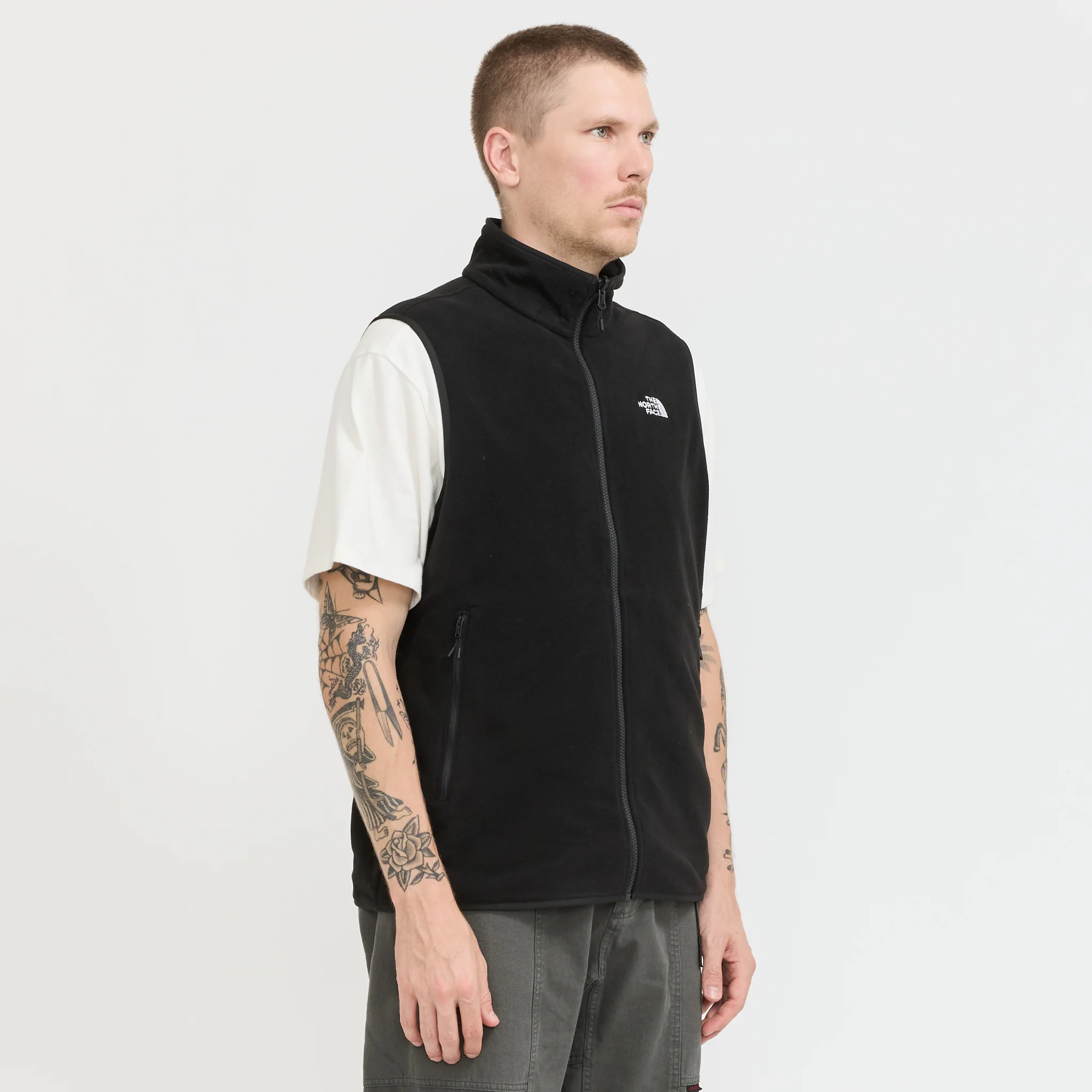 Glacier Fleece Vest TNF Black - Image 3