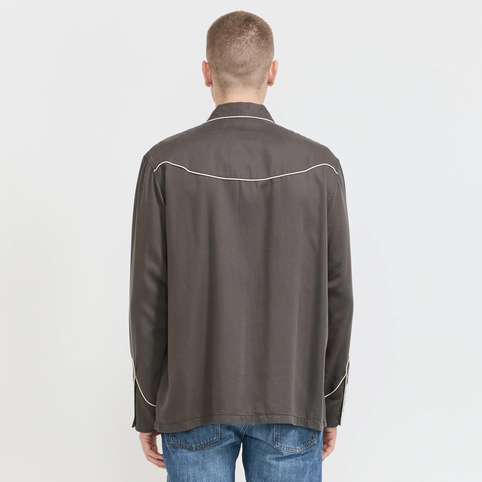 Gonzo Western Shirt Sunburns Black/Brown - Image 4