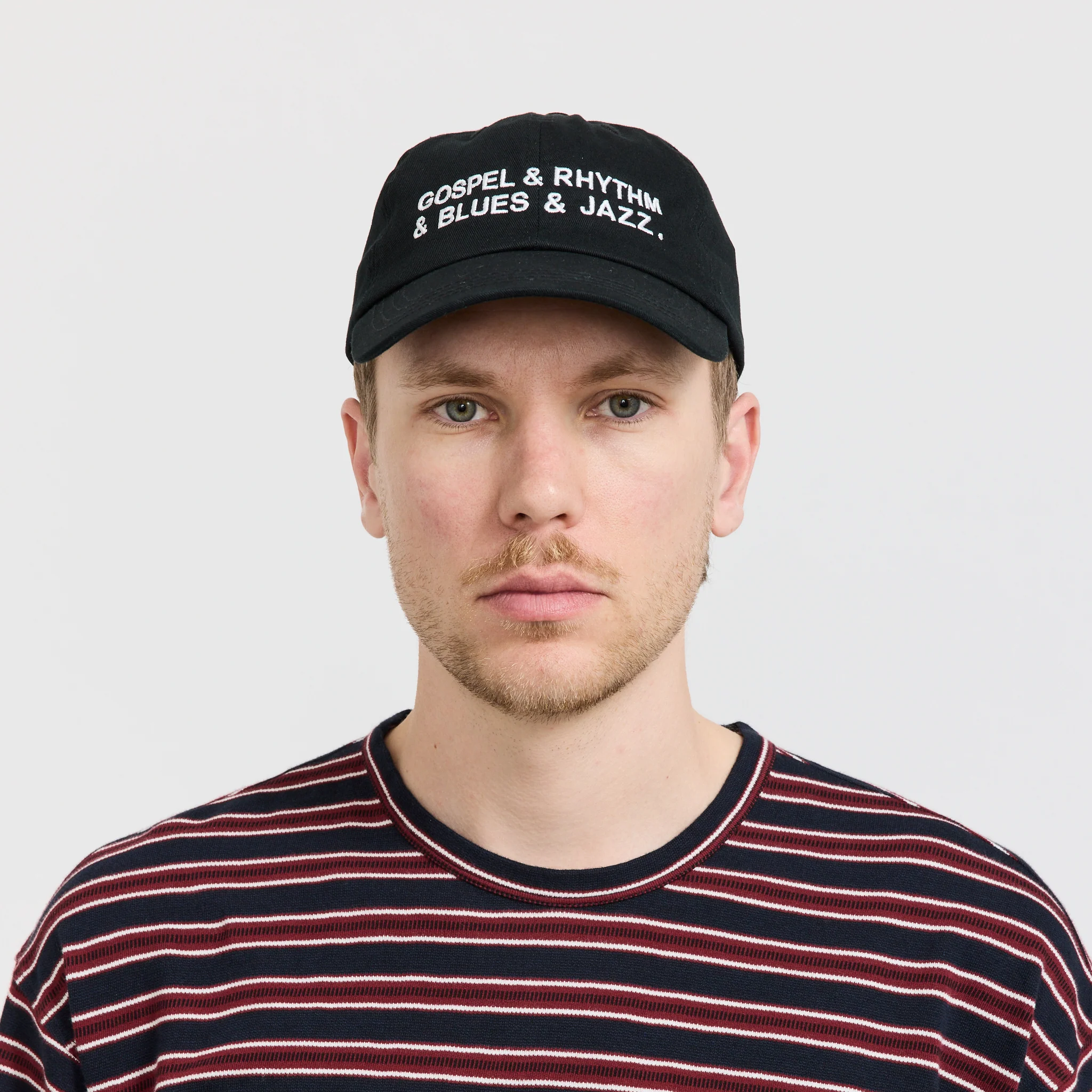 Gospel & Rhythm & Blues & Jazz Embroidered Cap Black - Image 5