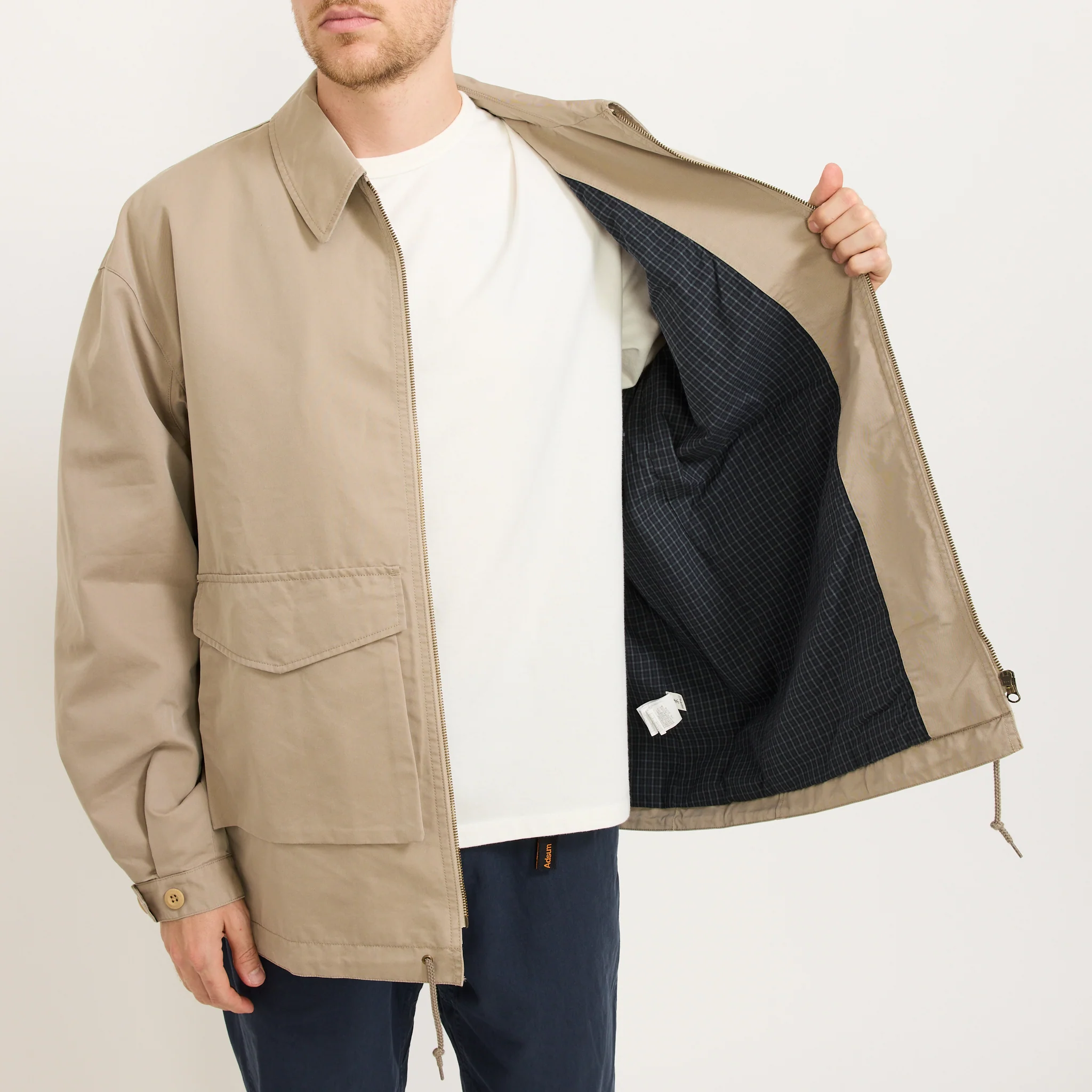 Gramicci x Adsum Ventone Jacket Beige - Image 6