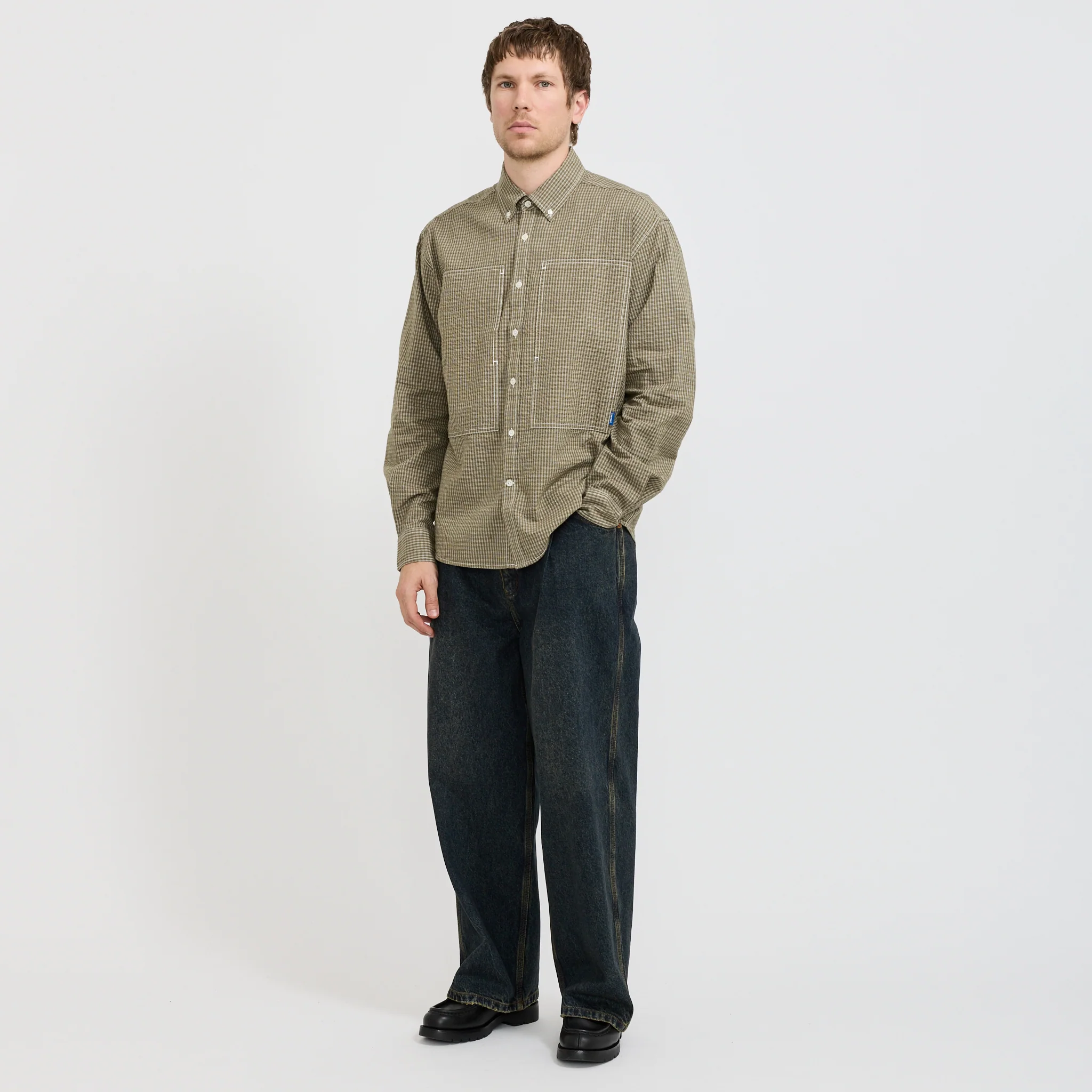Grant Shirt Green Check - Image 2