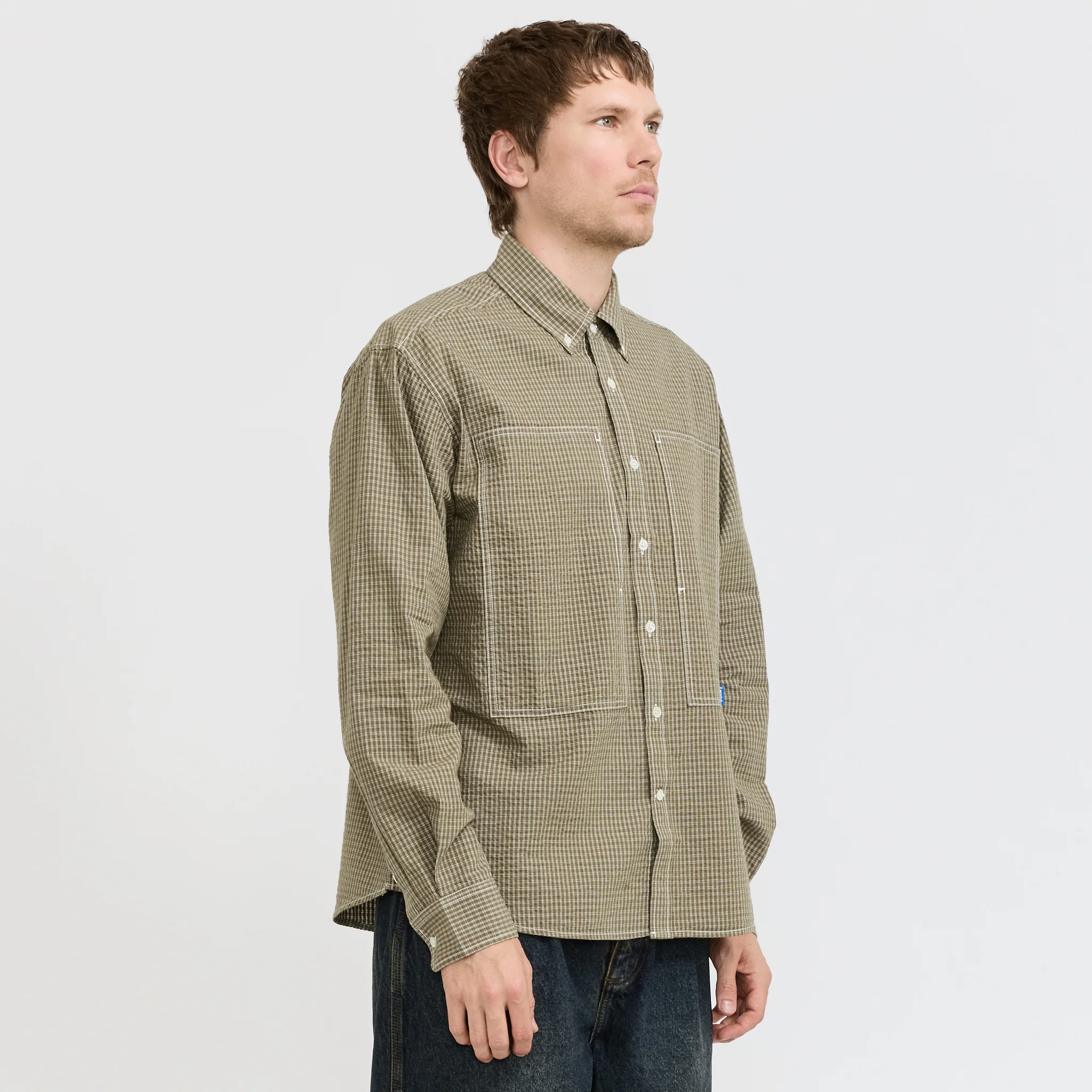 Grant Shirt Green Check - Image 3