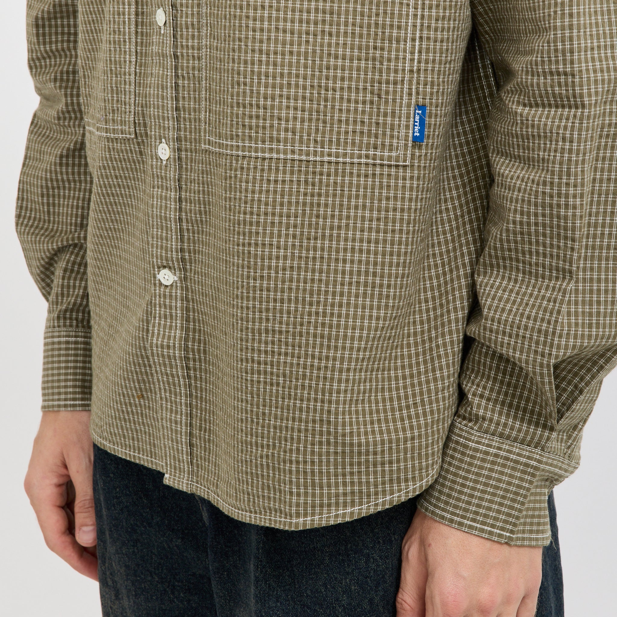 Grant Shirt Green Check - Image 6