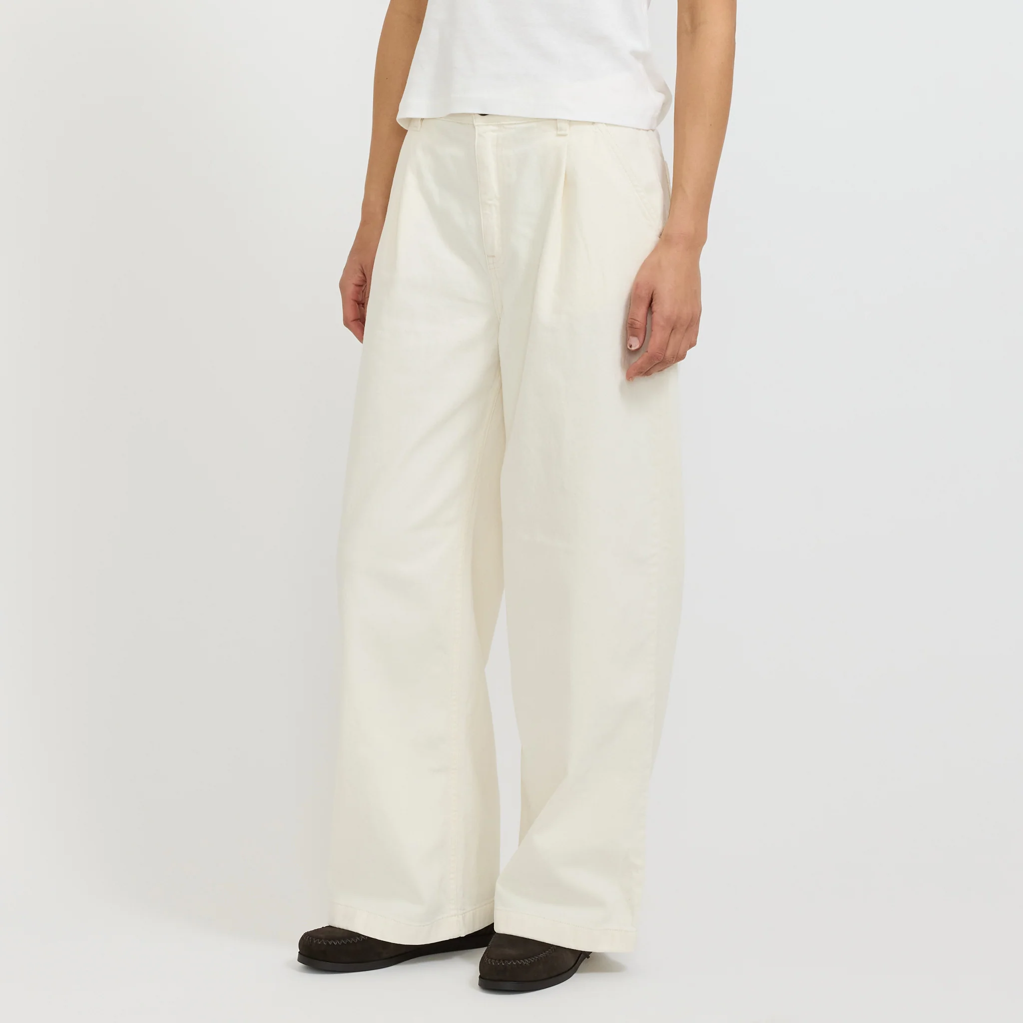 Gullan Workwear Pants Ivory