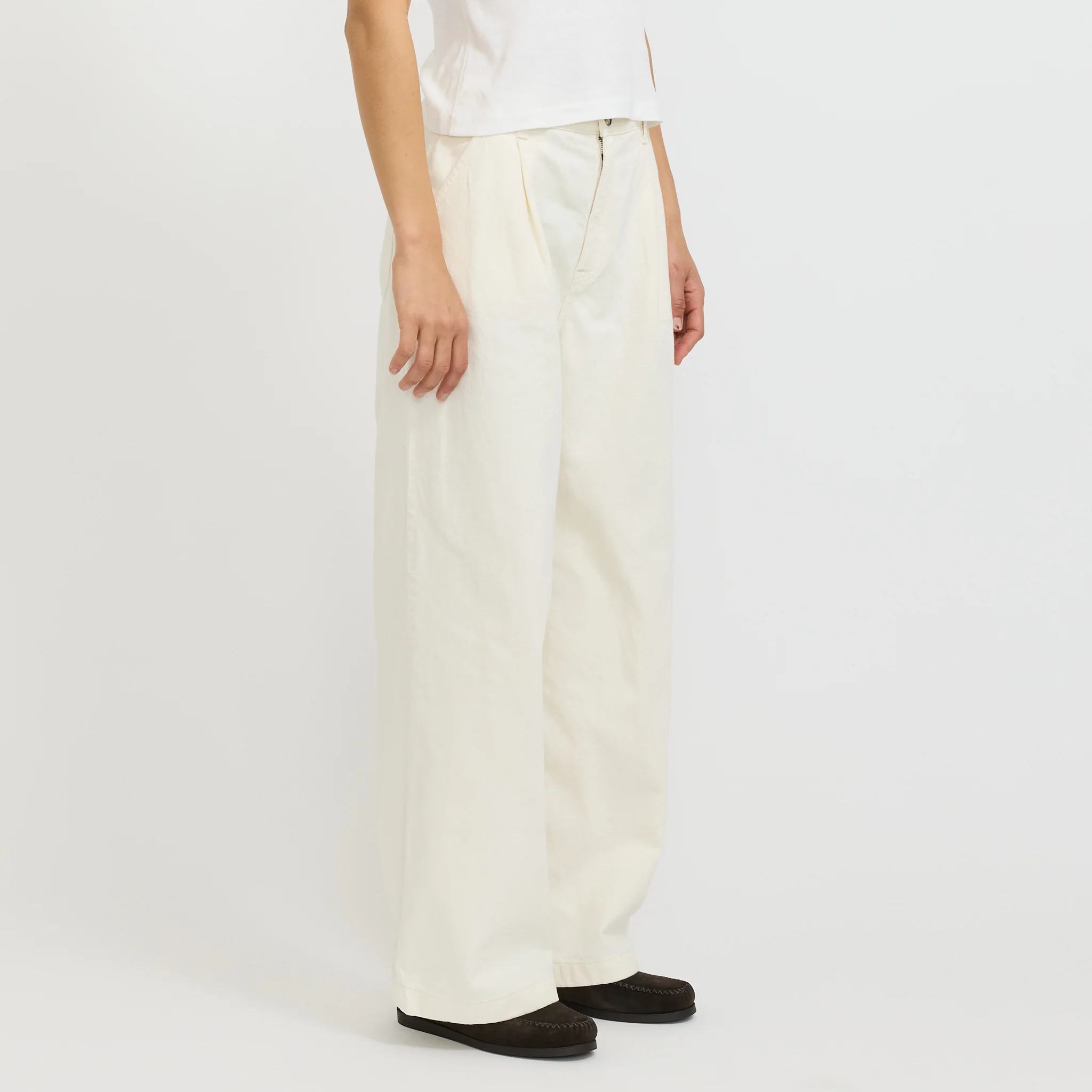 Gullan Workwear Pants Ivory - Image 3