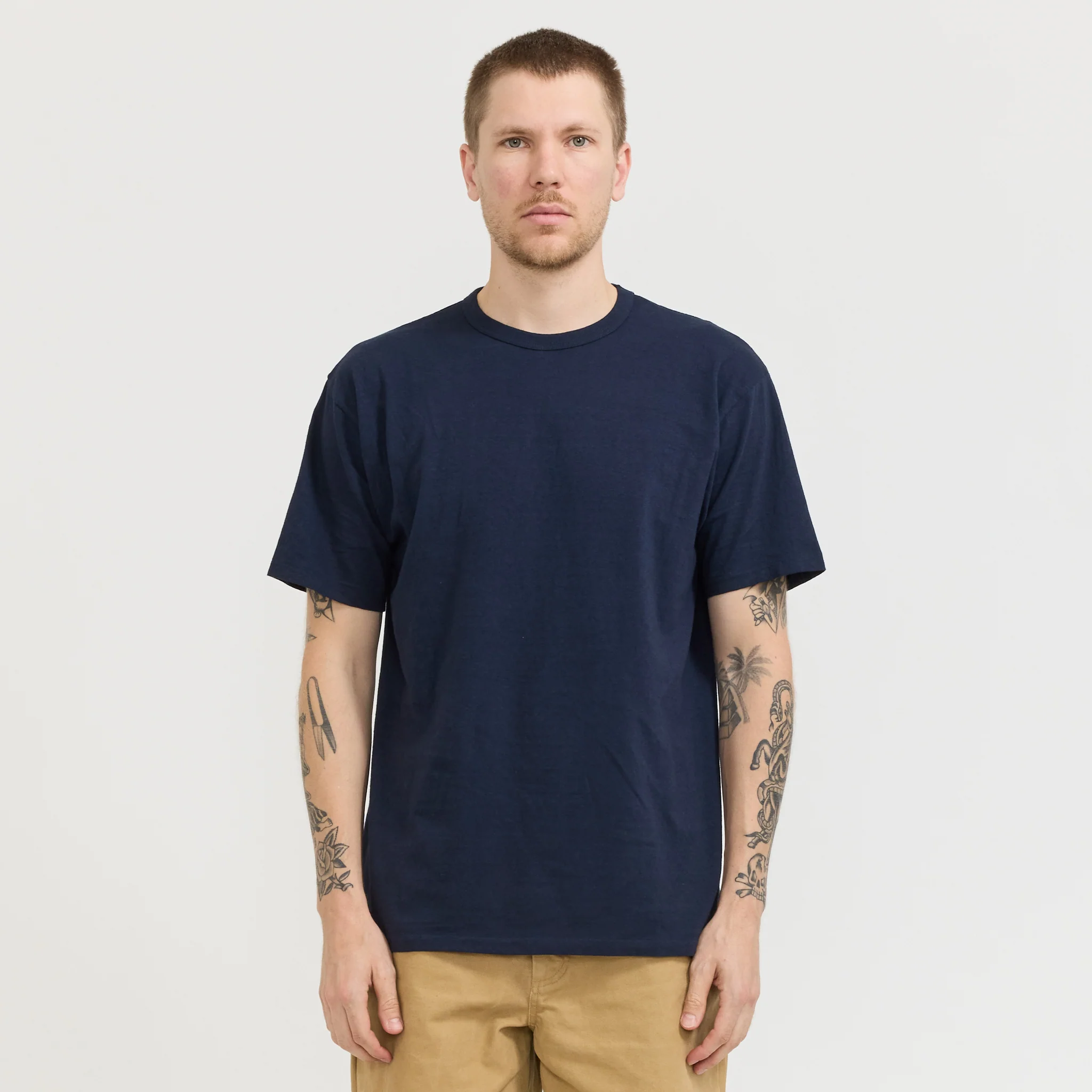 Haleiwa SS T-Shirt Dark Navy - Image 6