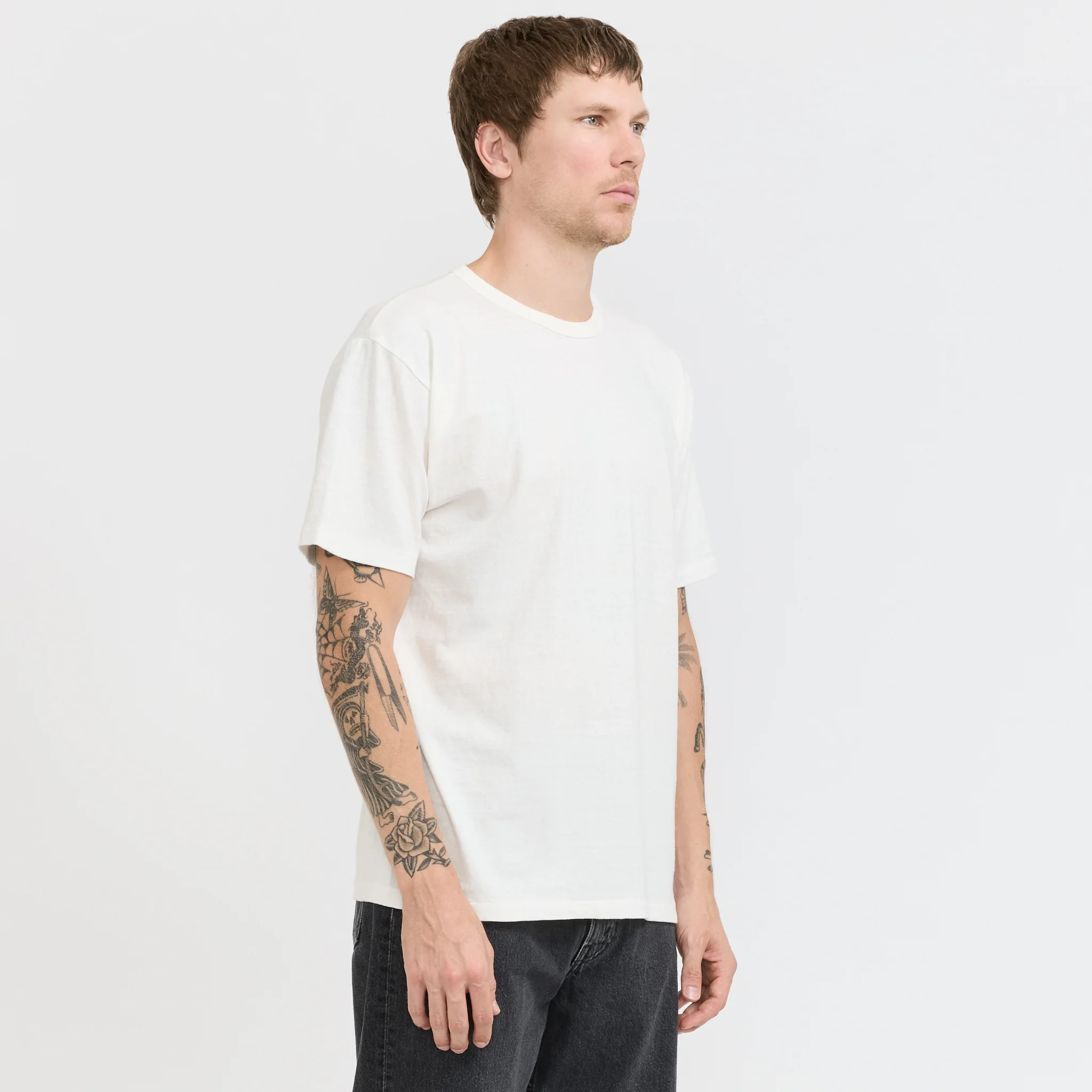 Haleiwa SS T-Shirt Off White - Image 3