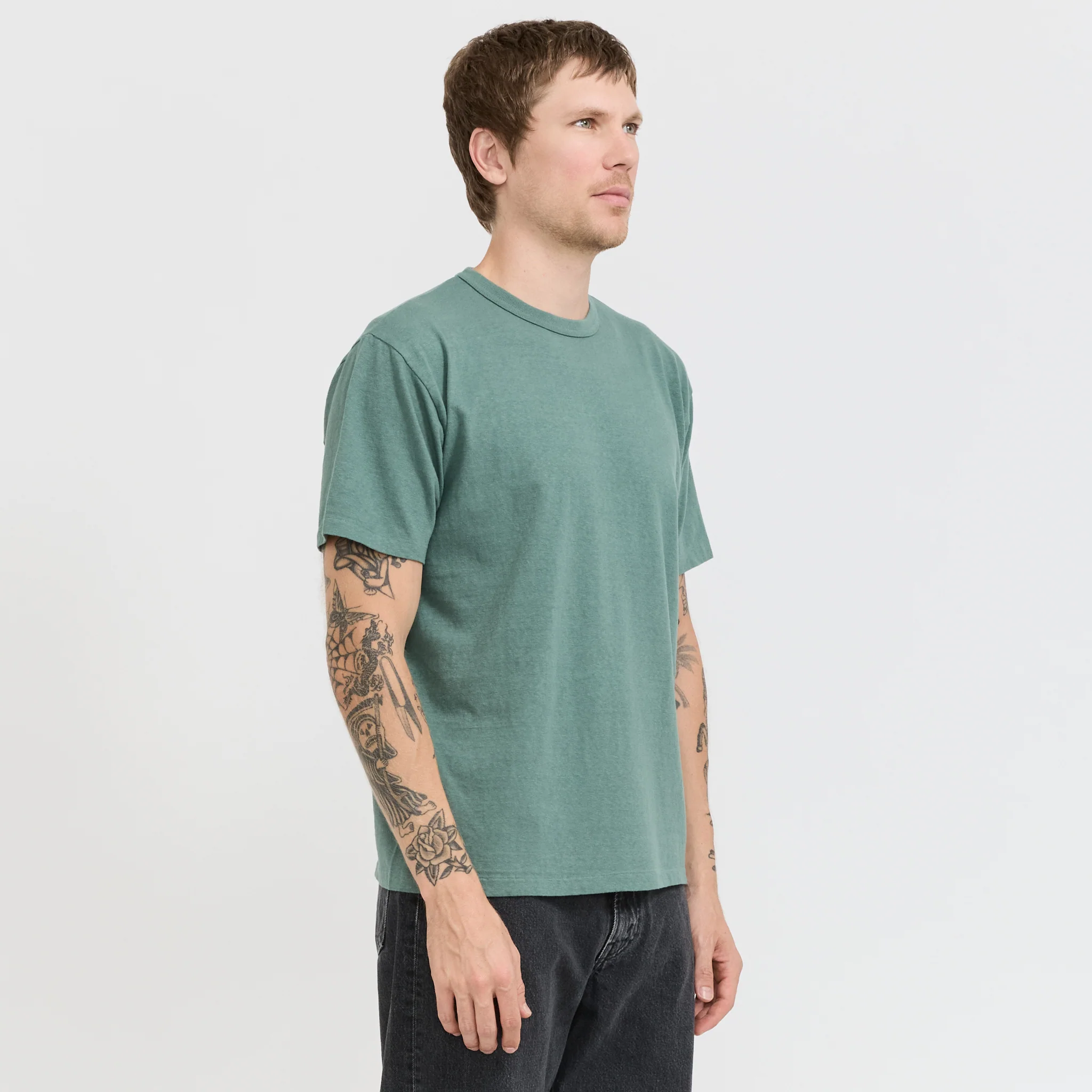 Haleiwa SS T-Shirt Sagebrush Green - Image 3