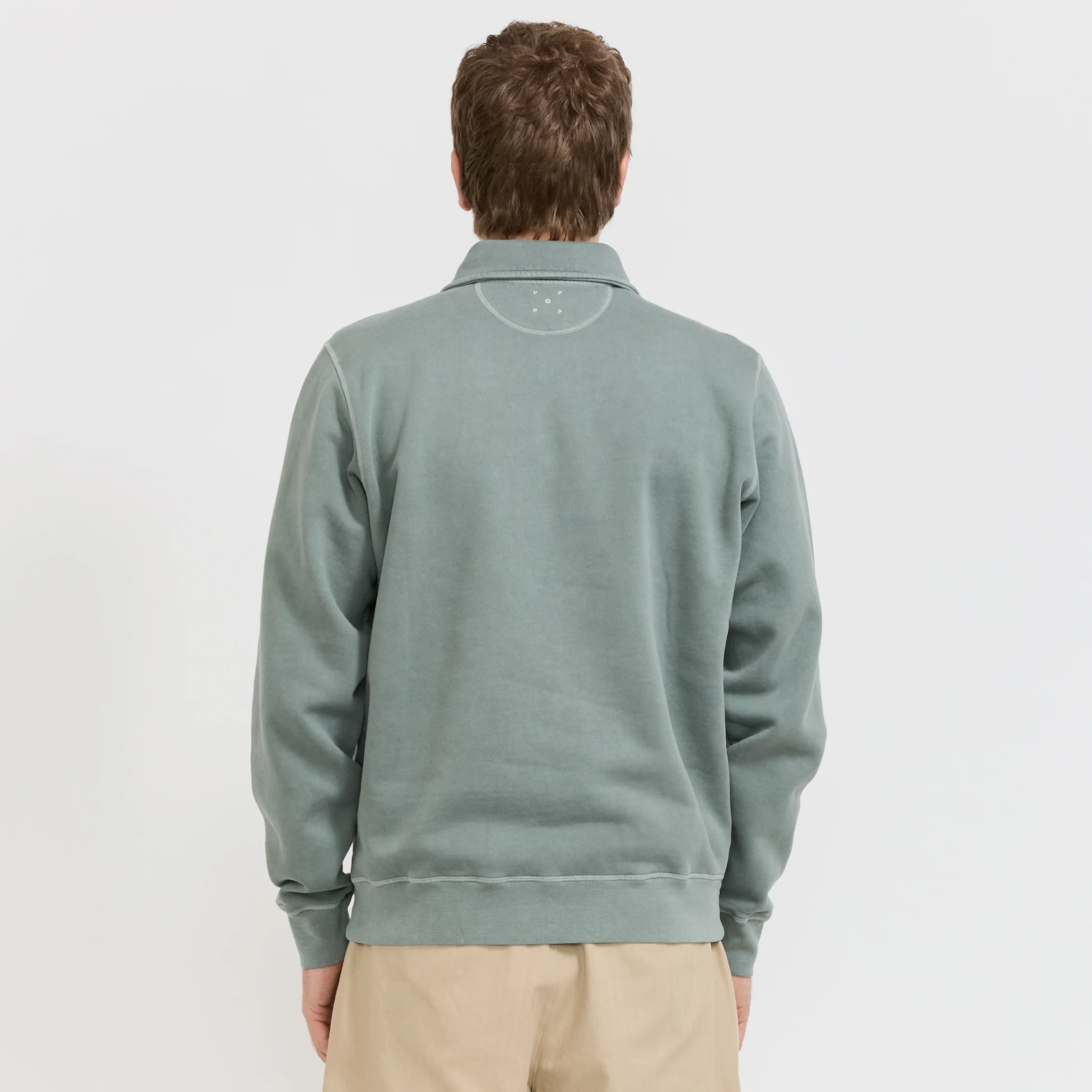 Halfzip Sweat Agave Green - Image 4