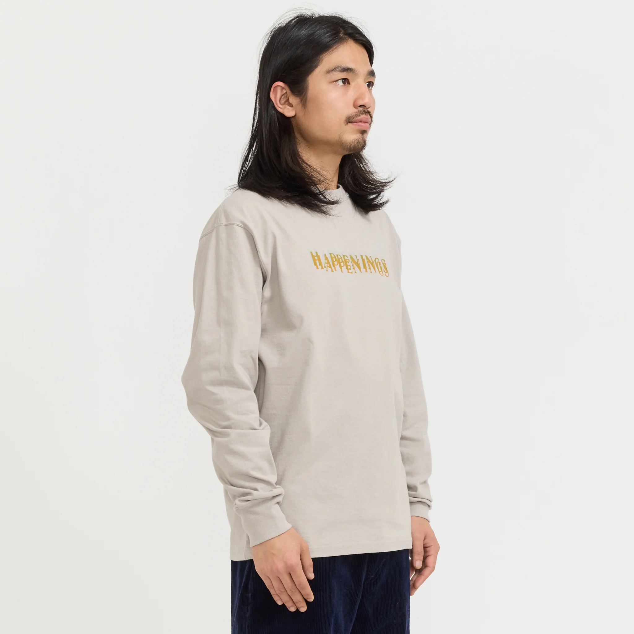 Happenings Printed Tee Grey - Image 3