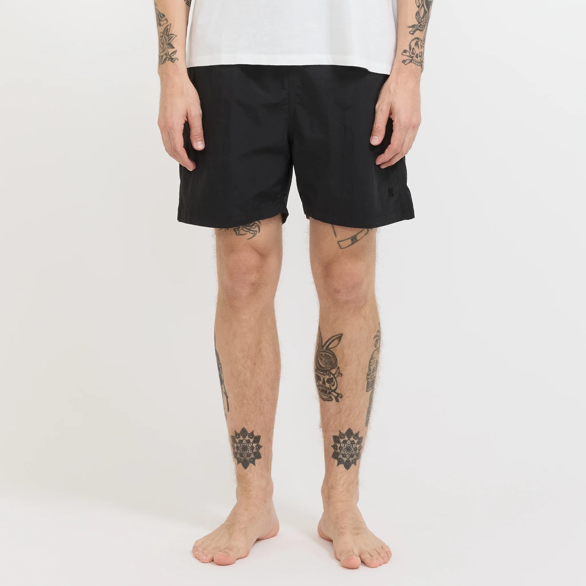 Hauge Recycled Nylon Swimmers Black - Image 7
