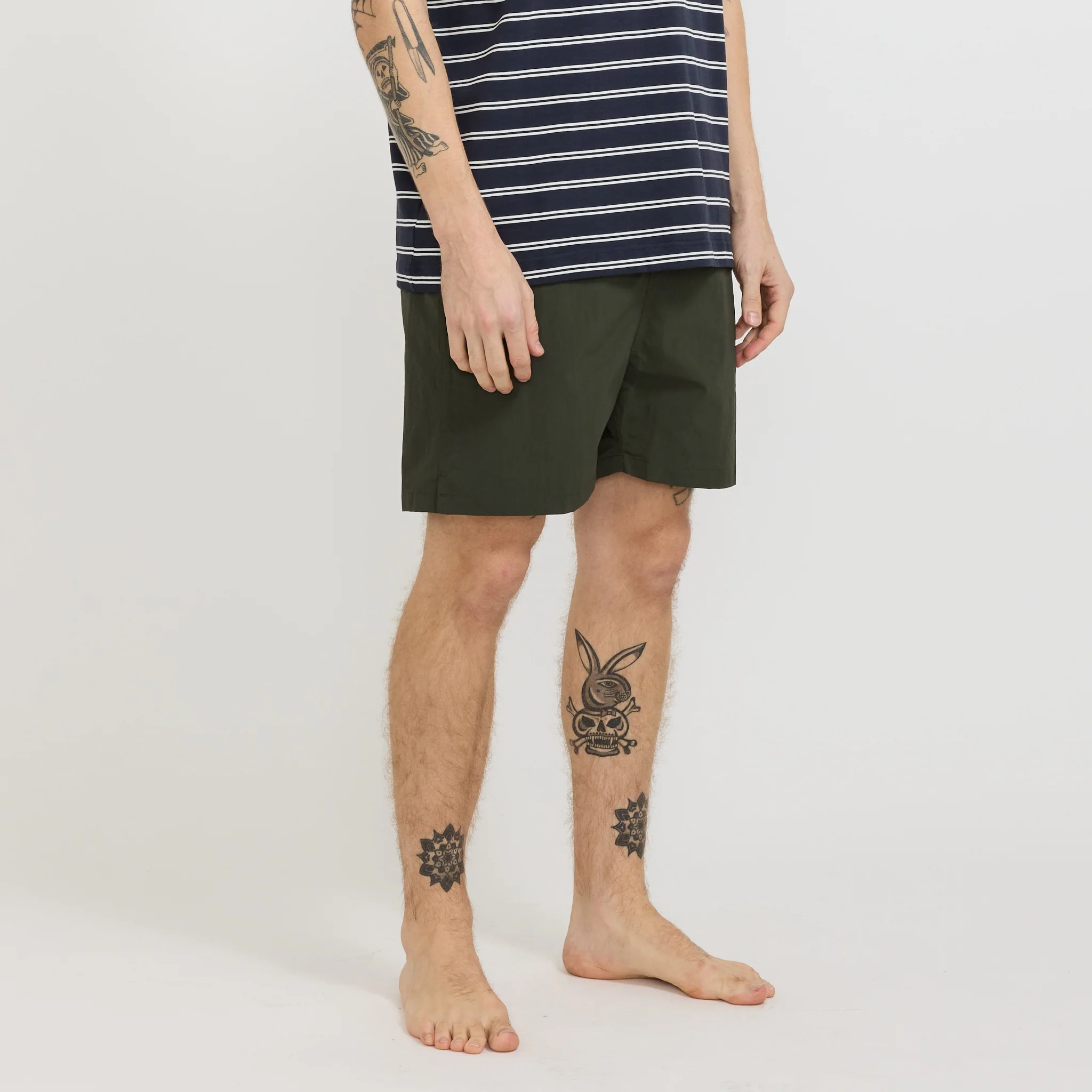 Hauge Recycled Nylon Swimmers Black Olive - Image 3