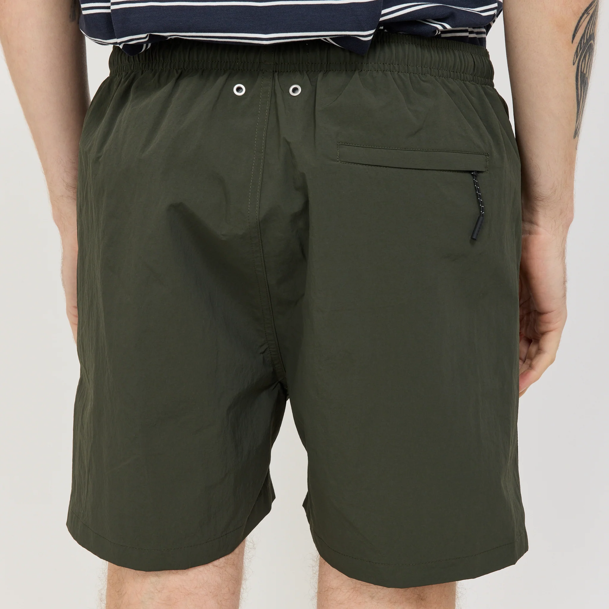 Hauge Recycled Nylon Swimmers Black Olive - Image 6