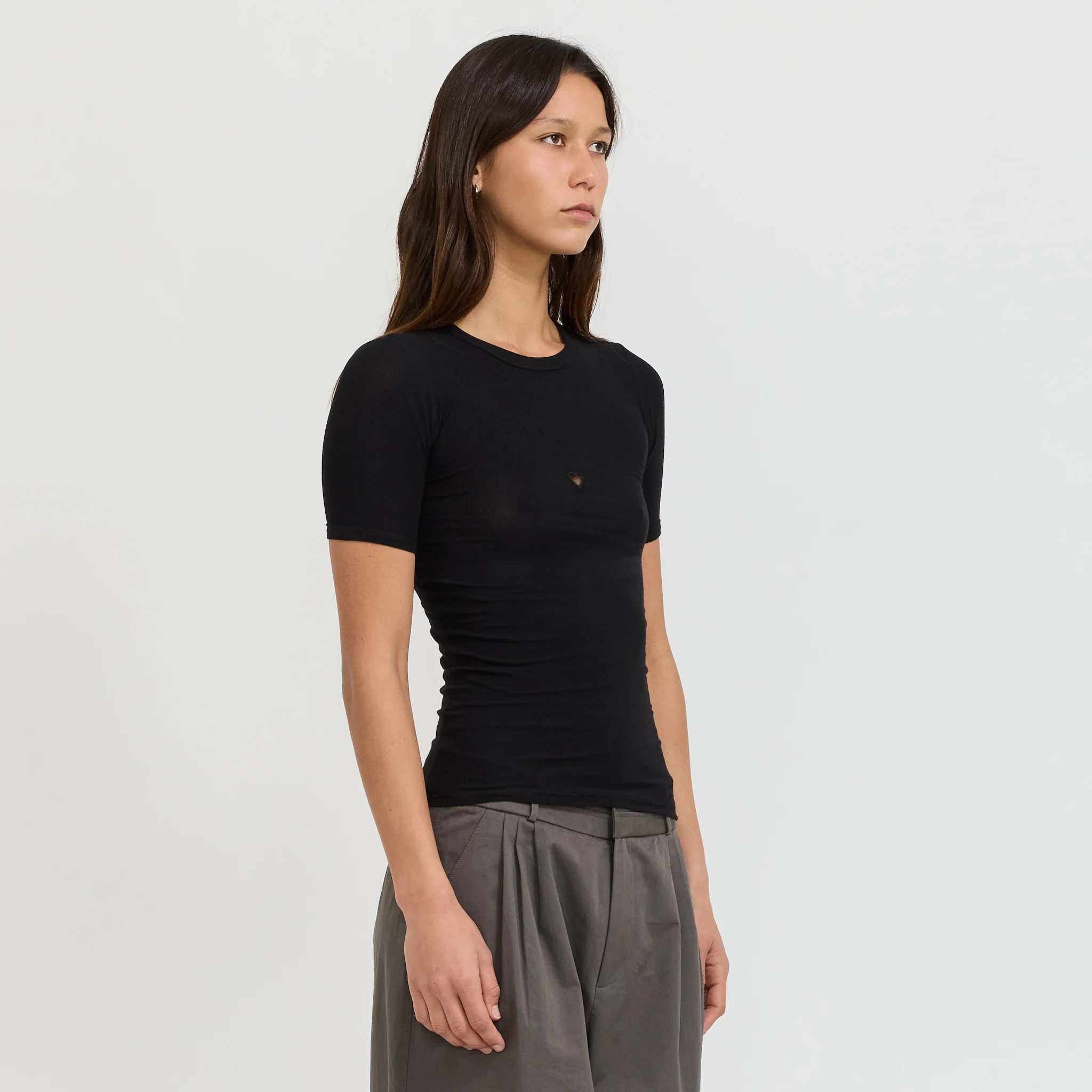 Heart Tee Black - Image 3