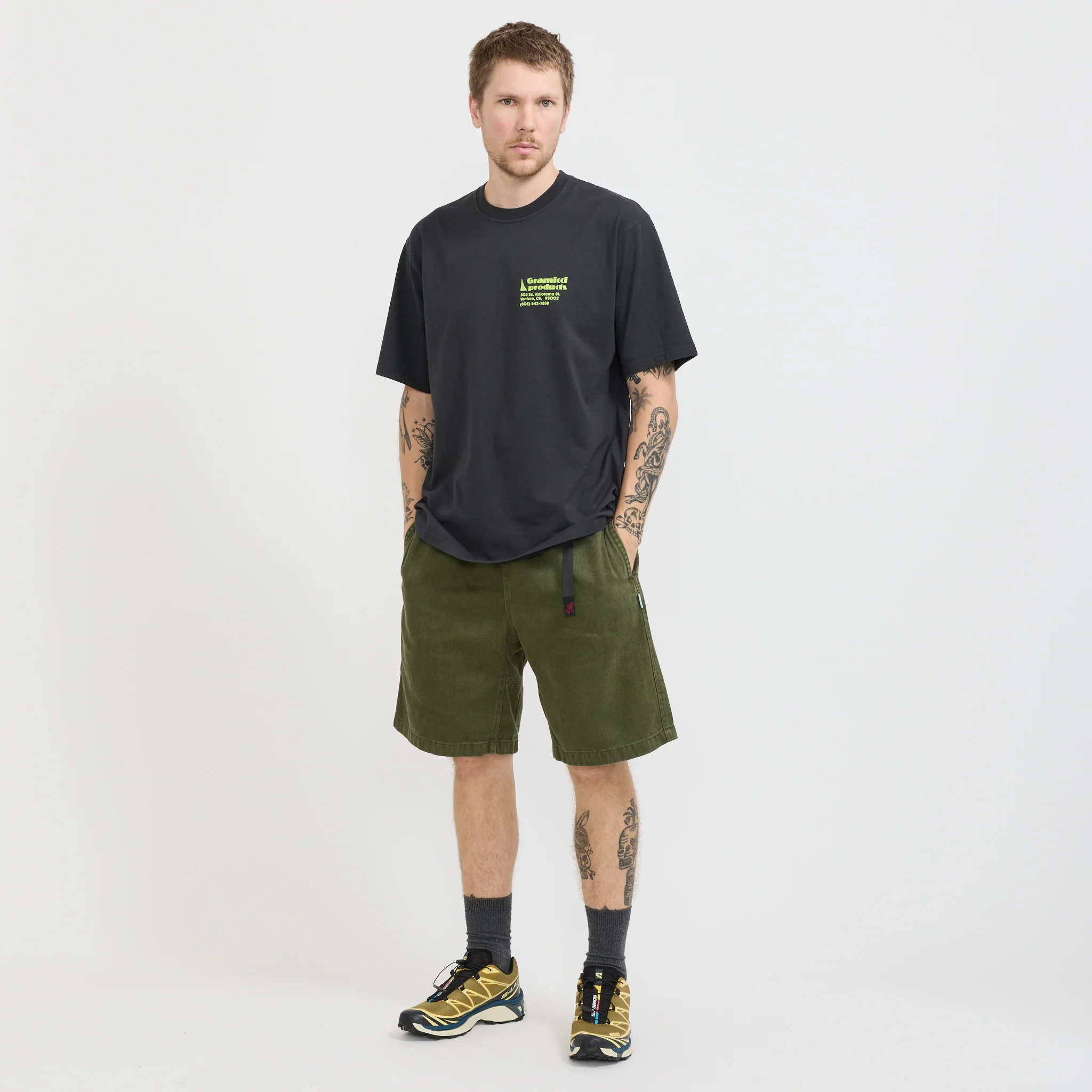 Hemp G-Short Olive - Image 2