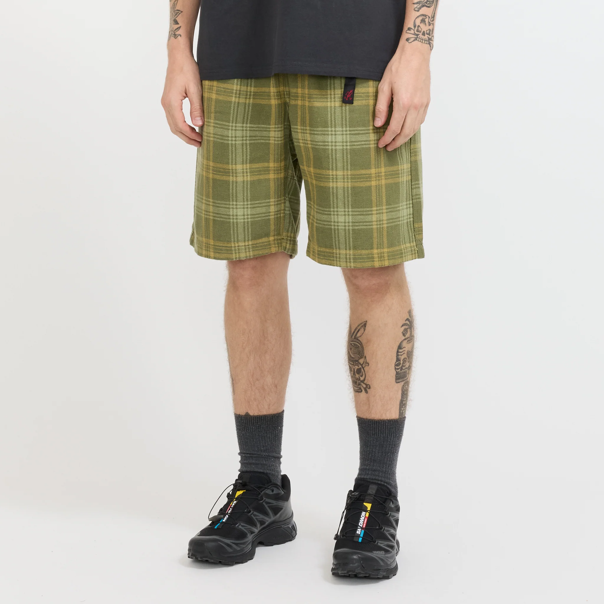 Hemp G-Short Plaid