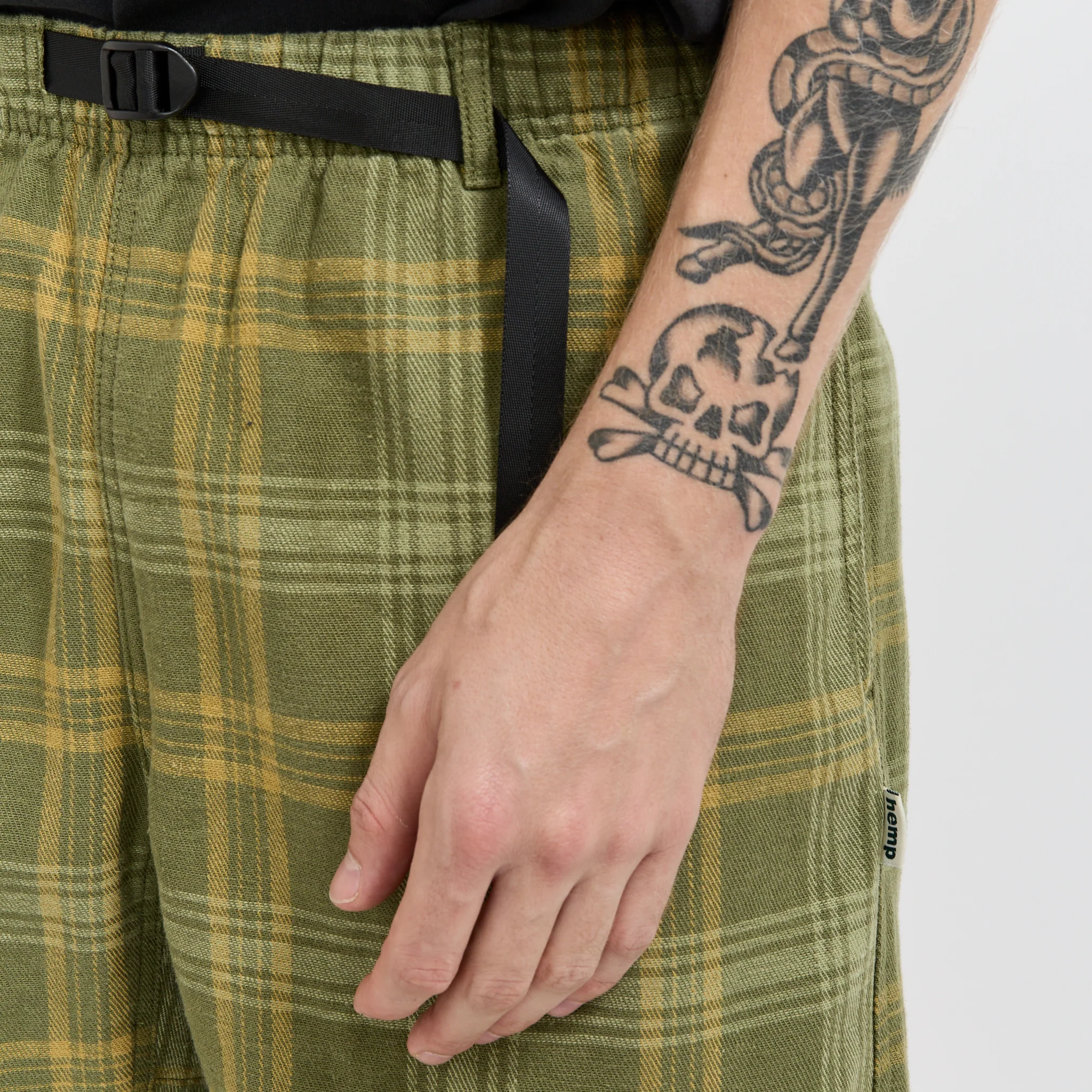 Hemp G-Short Plaid - Image 7