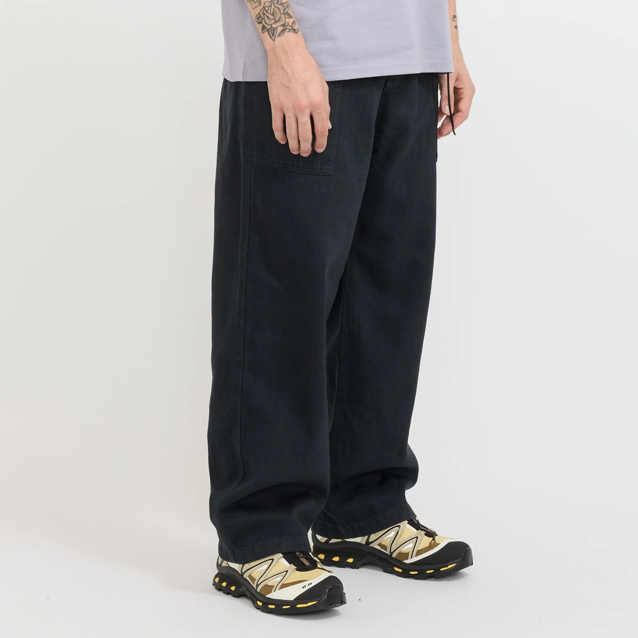 Hemp Relaxed Pant Carbon - Image 3
