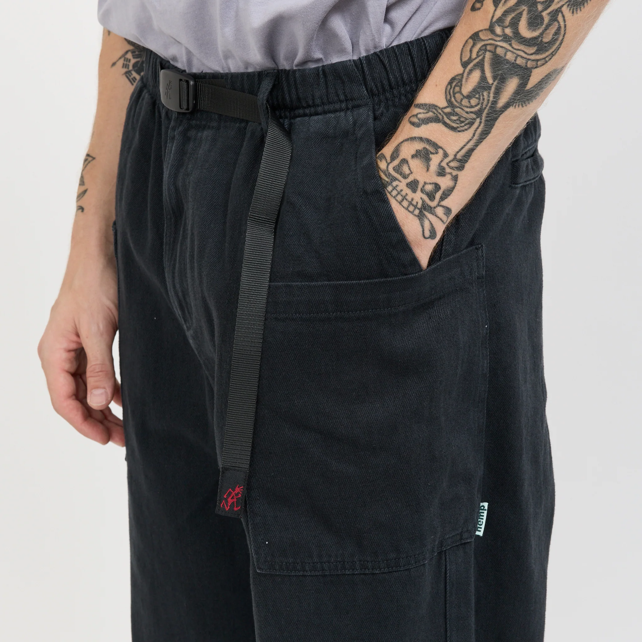 Hemp Relaxed Pant Carbon - Image 7
