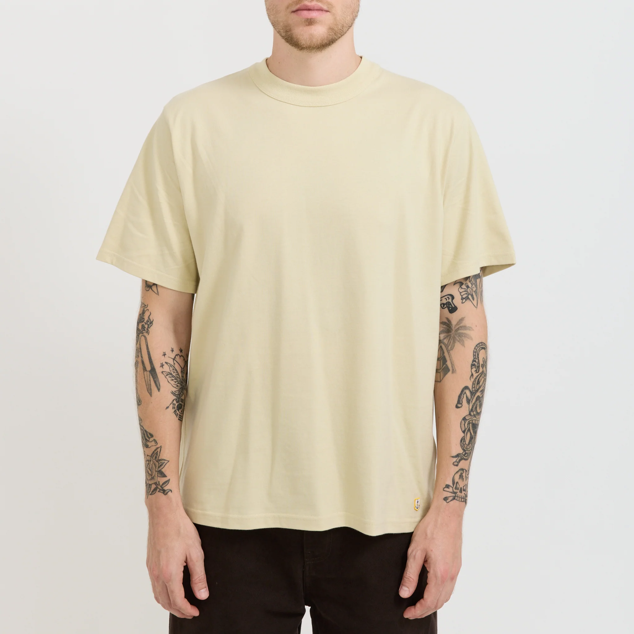 Heritage T-Shirt Gravel Ecru - Image 5