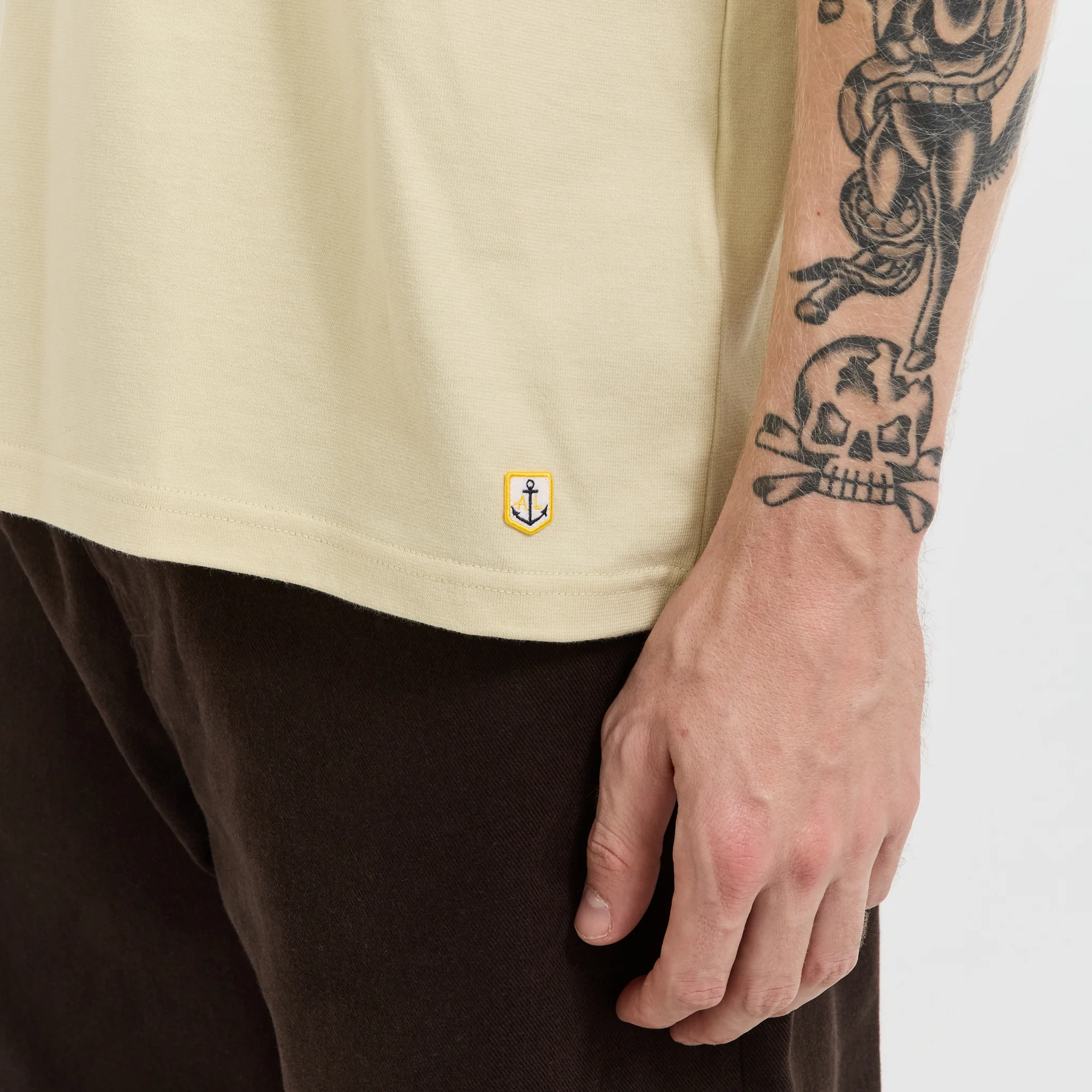 Heritage T-Shirt Gravel Ecru - Image 6