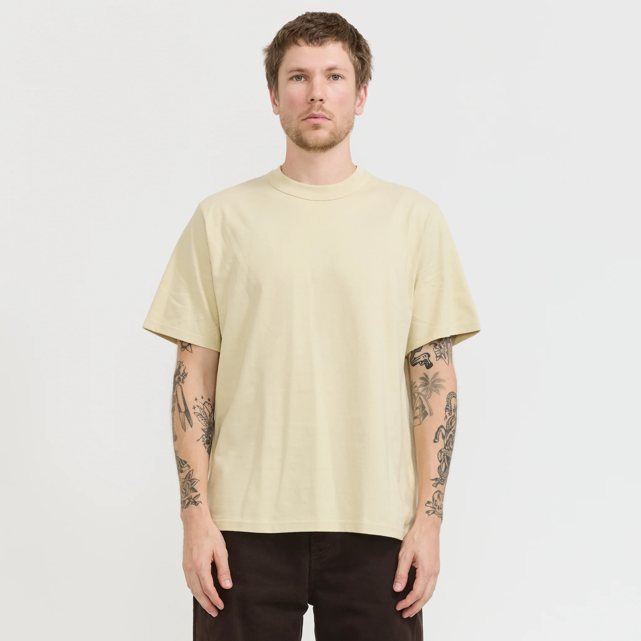 Heritage T-Shirt Gravel Ecru - Image 7