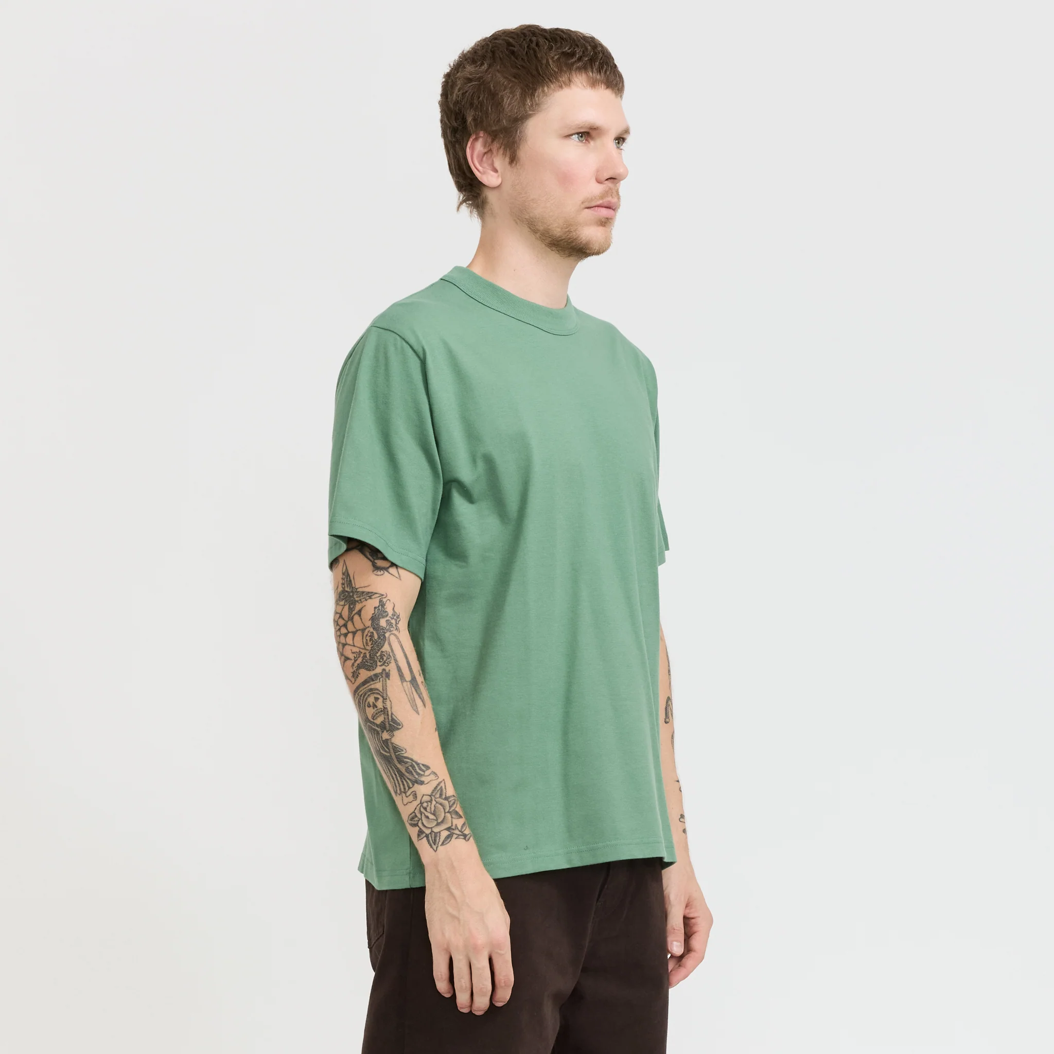 Heritage T-Shirt Ivy Green - Image 3